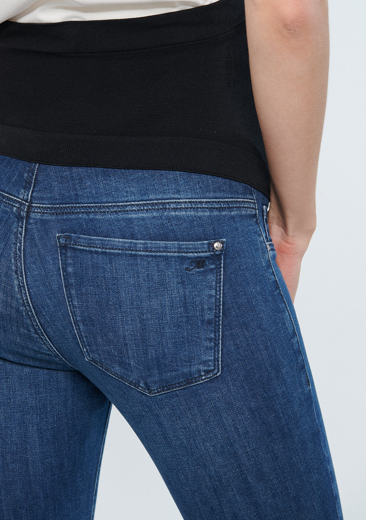 Mavi Hamile Indigo Mavisi Jean Pantolon görsel 8