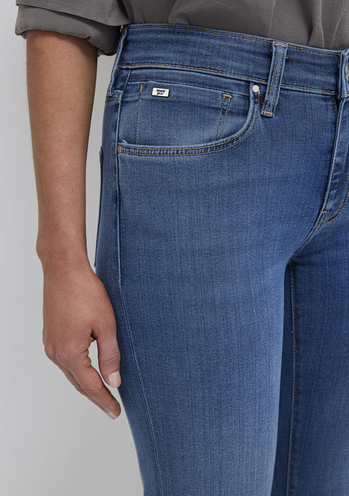 Mavi Gold Klasik Gölgeli Indigo Mavisi Jean Pantolon görsel 7