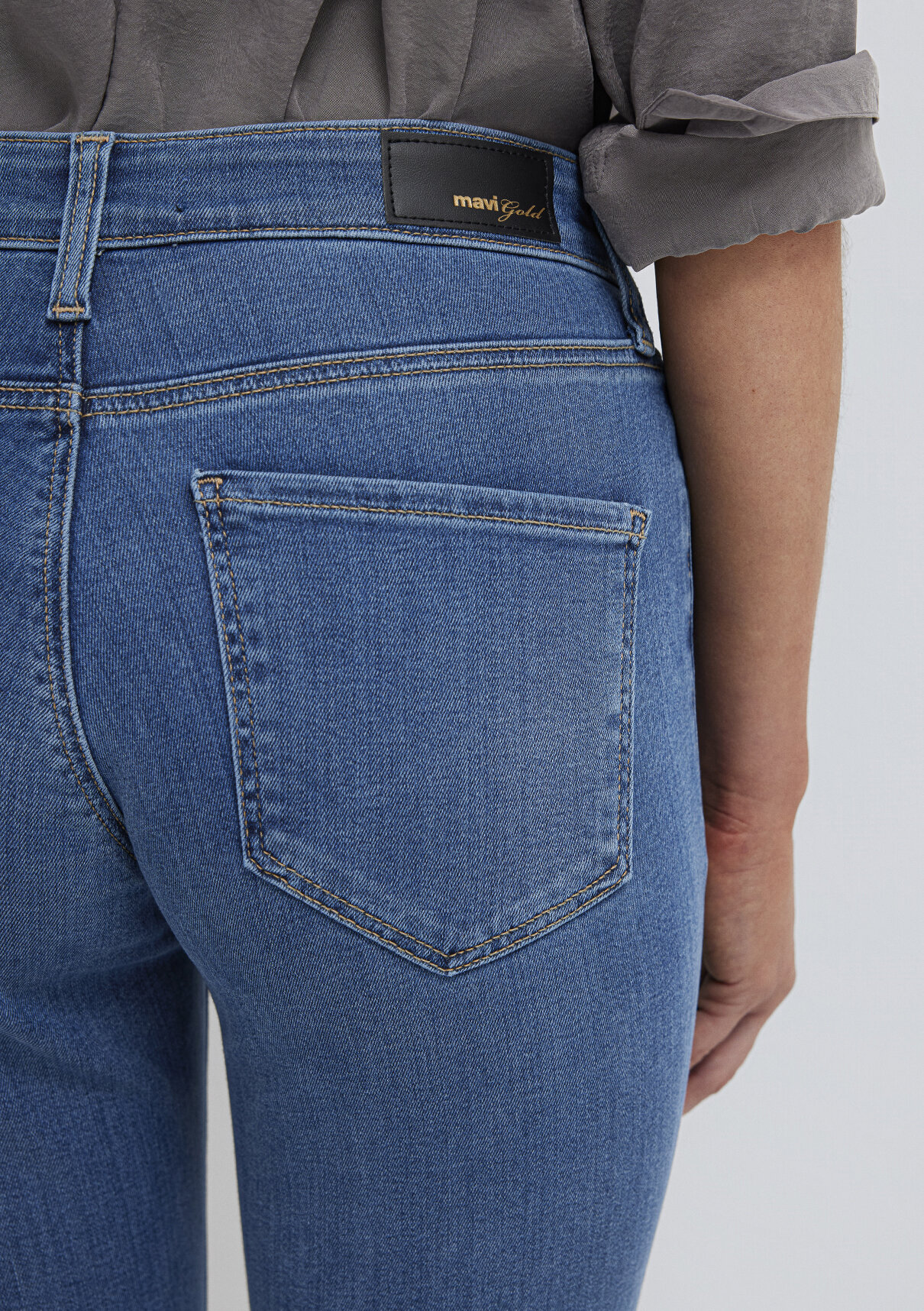 Mavi Gold Klasik Gölgeli Indigo Mavisi Jean Pantolon görsel 8