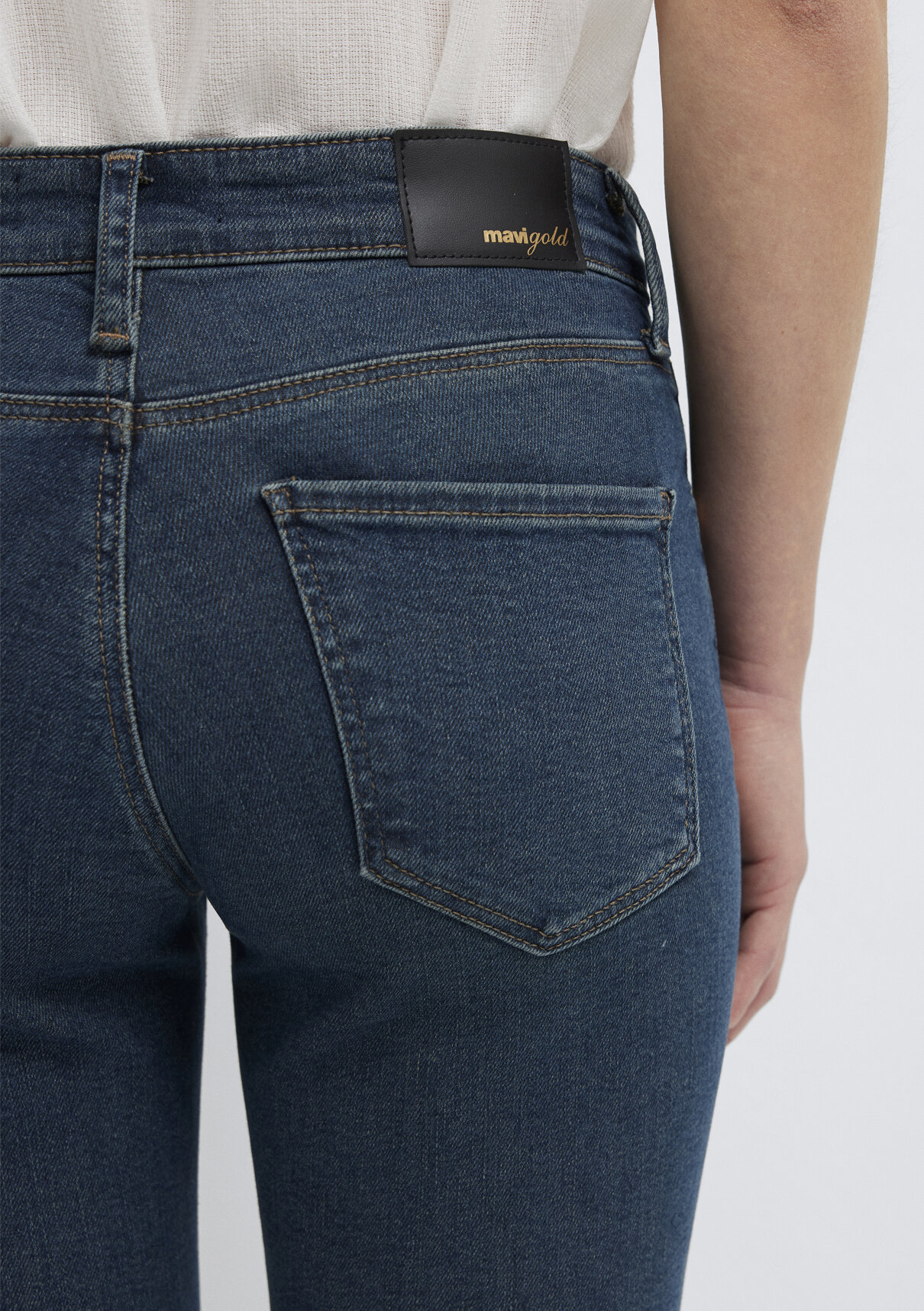 Mavi Gold Premium Gölgeli Koyu Mavi Jean Pantolon görsel 8