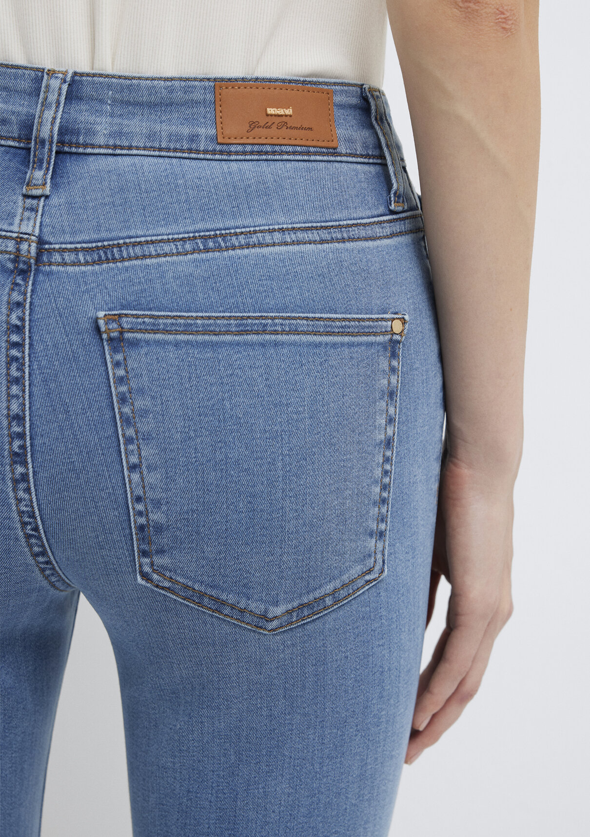 Mavi Gold Premium Vintage Indigo Mavisi Jean Pantolon görsel 8