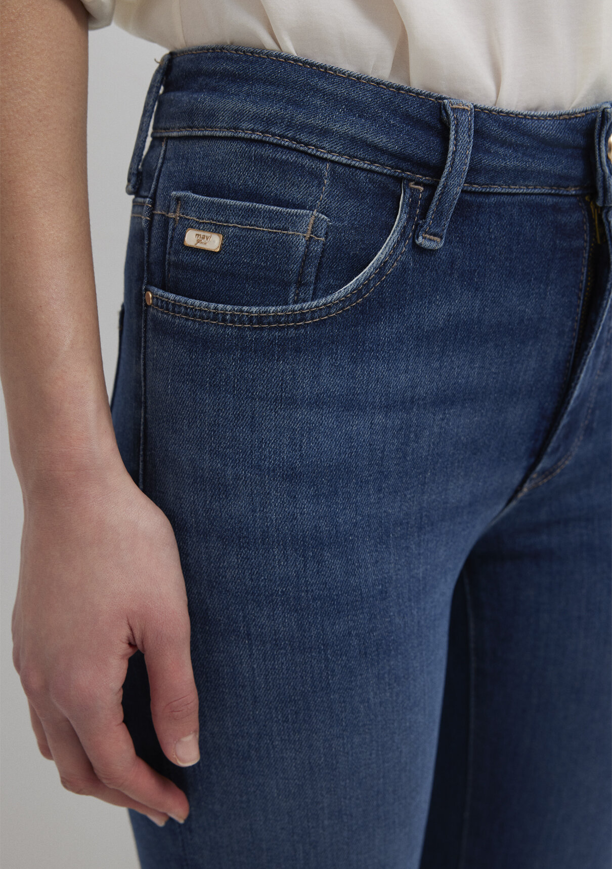 Mavi Gold Premium Gölgeli Koyu Mavi Jean Pantolon görsel 7