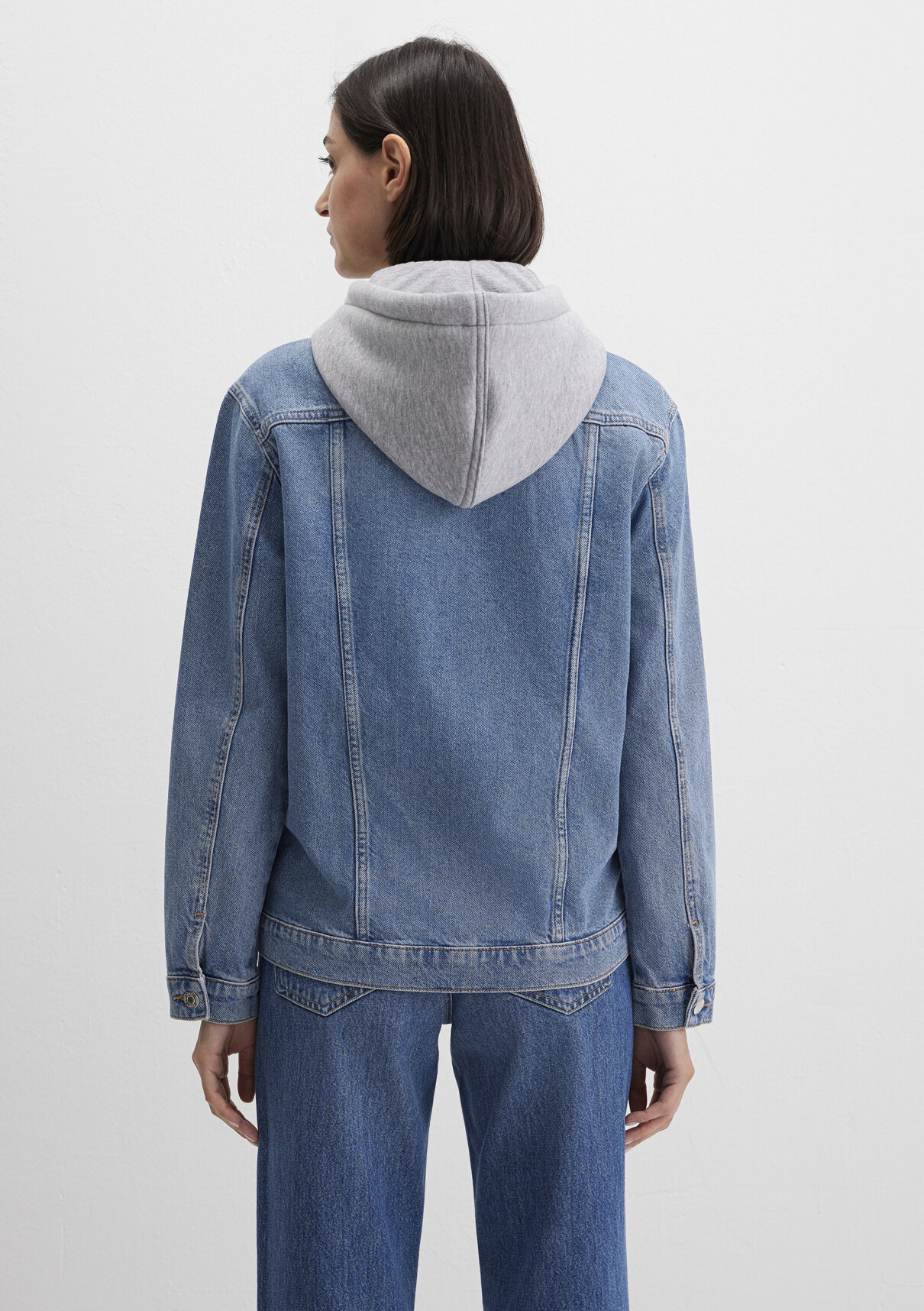 Mavi Karla 90lar Indigo Mavisi Jean Ceket görsel 5