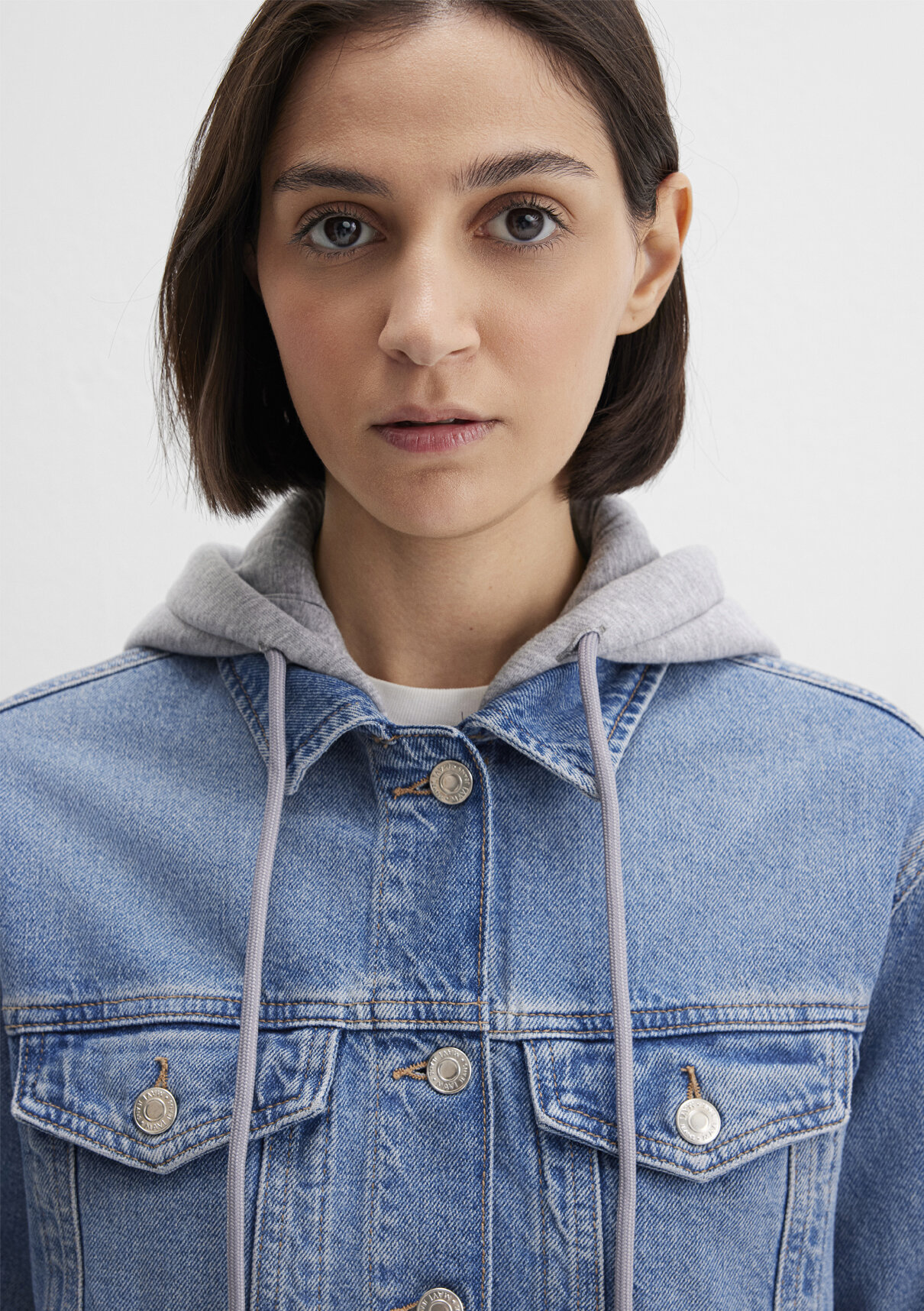Mavi Karla 90lar Indigo Mavisi Jean Ceket görsel 6