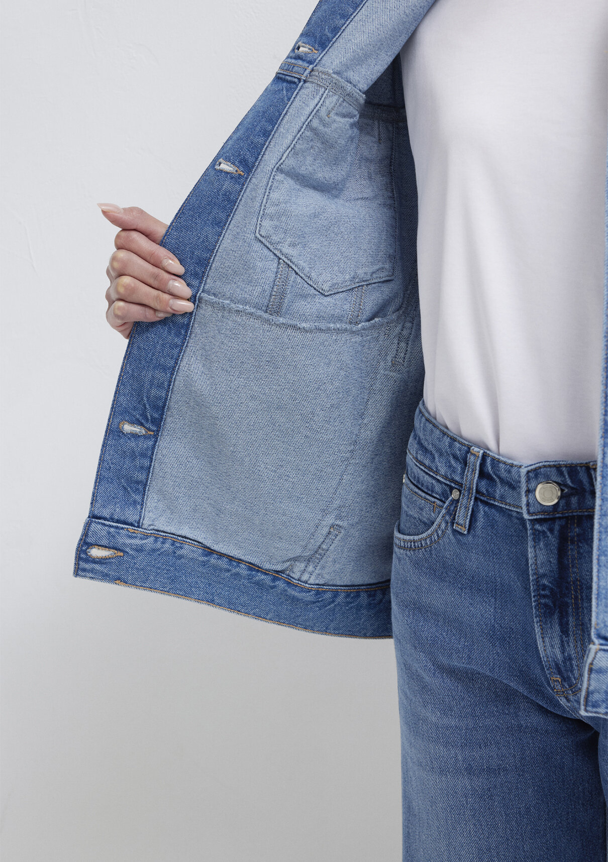 Mavi Lainey 90lar Indigo Mavisi Jean Ceket görsel 8