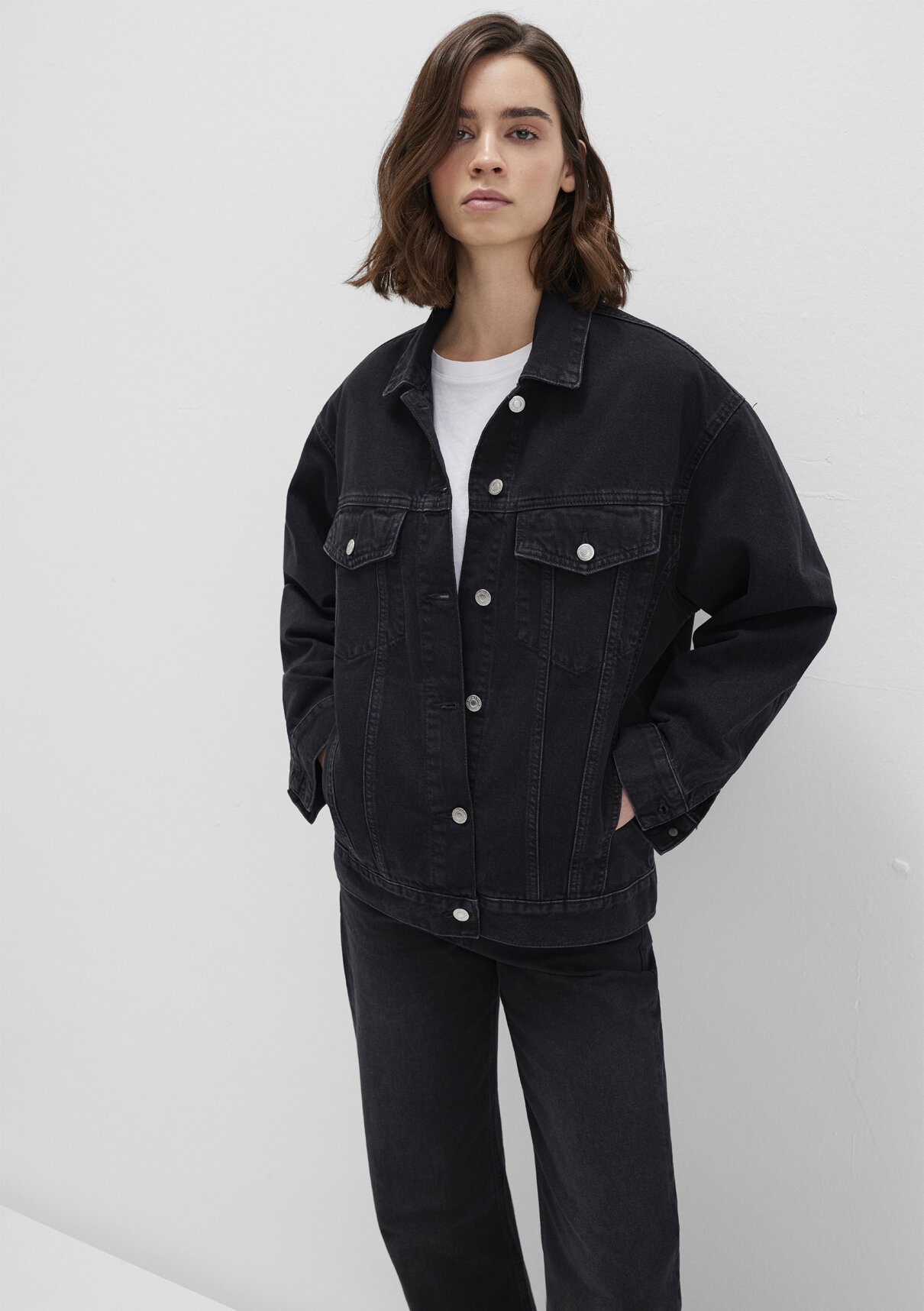 Mavi Lainey 90lar Antrasit Jean Ceket