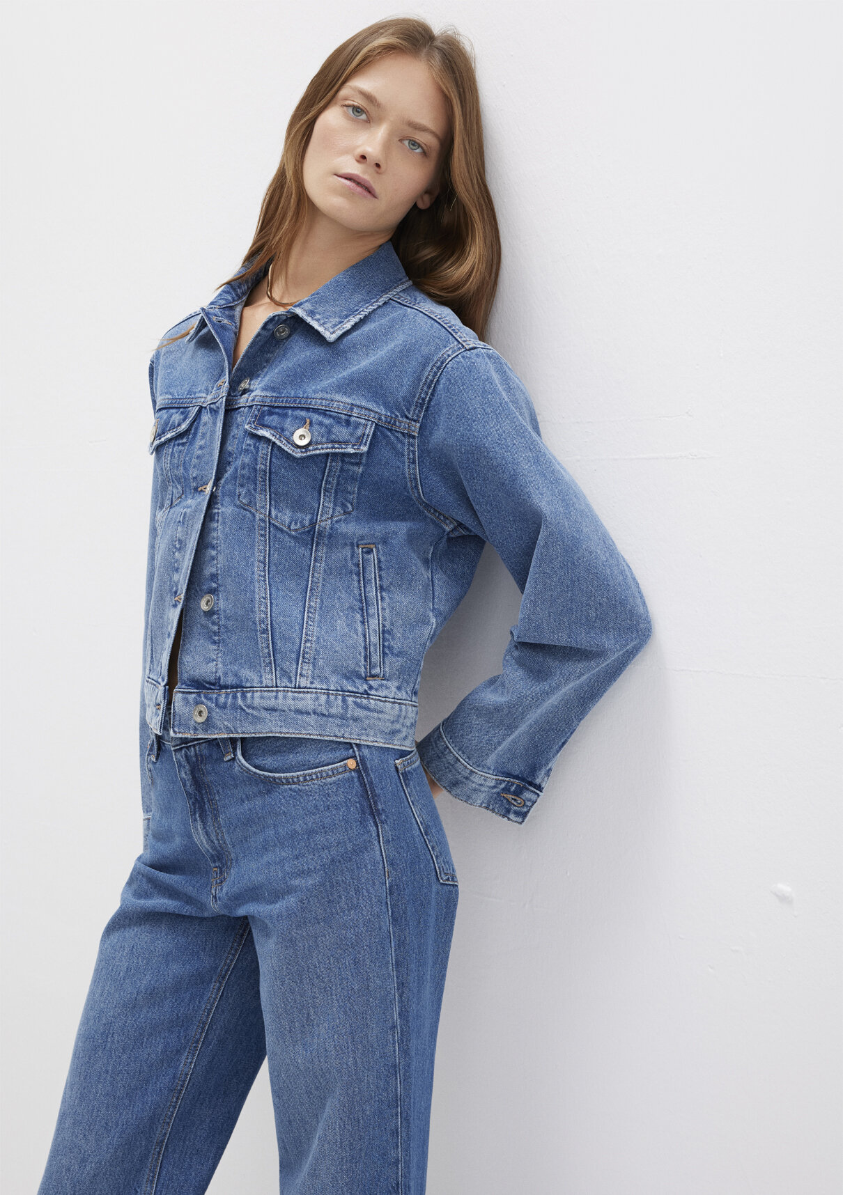 Mavi Premium Indigo Mavisi Jean Ceket görsel 4
