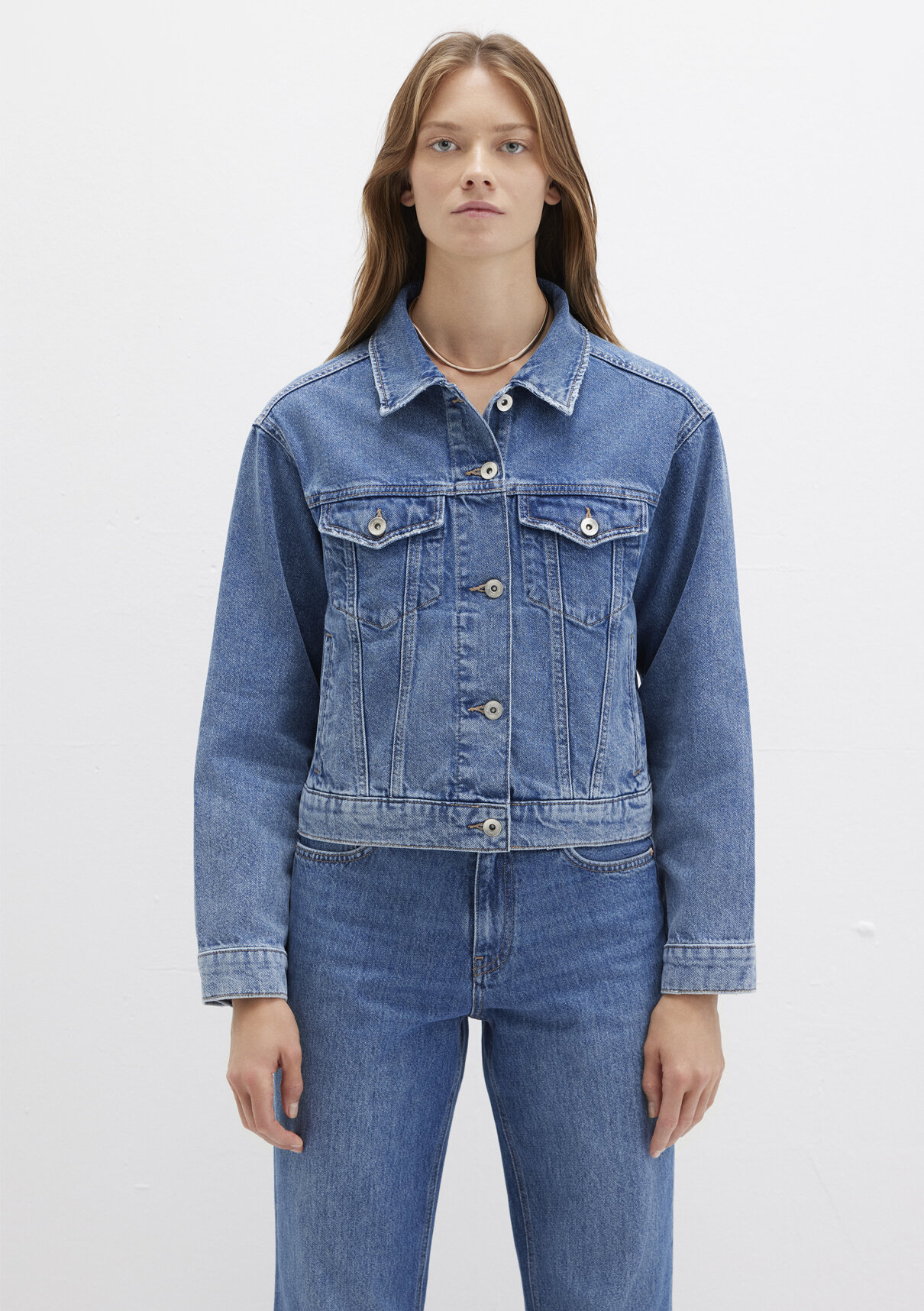 Mavi Premium Indigo Mavisi Jean Ceket görsel 5