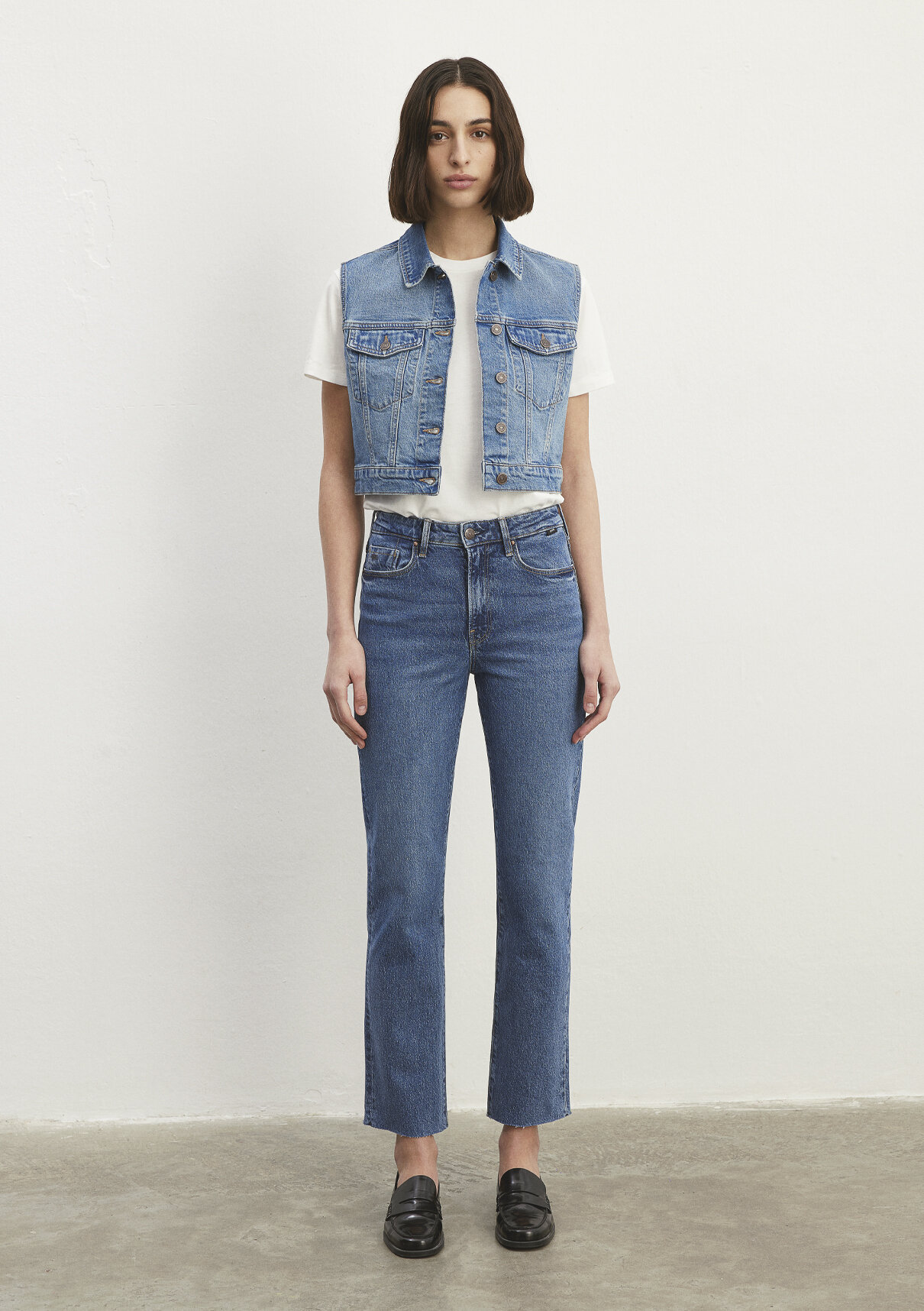 Mavi Classic Denim Indigo Mavisi Jean Yelek görsel 3