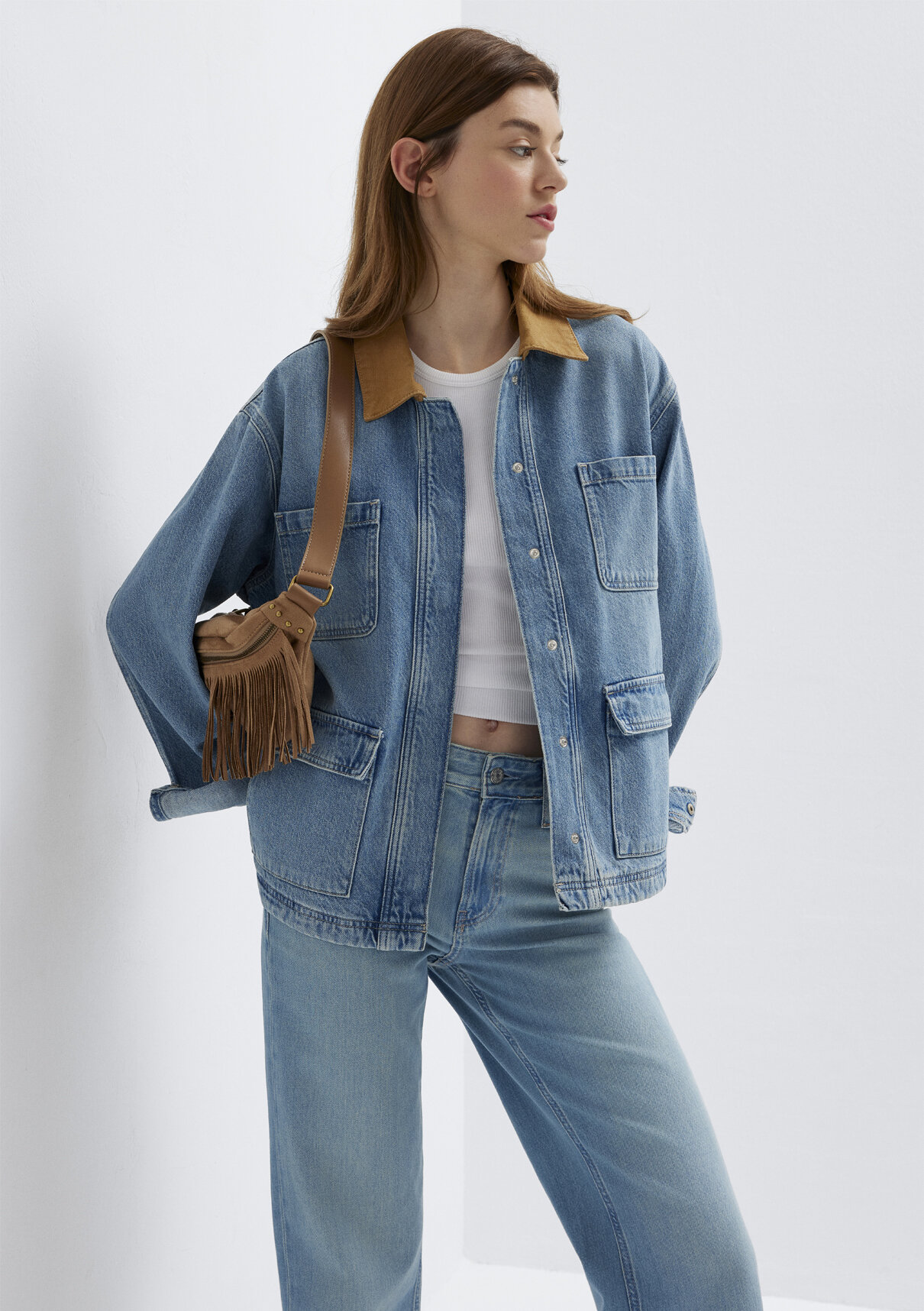 Mavi Iconic Vintage Indigo Mavisi Jean Ceket görsel 2