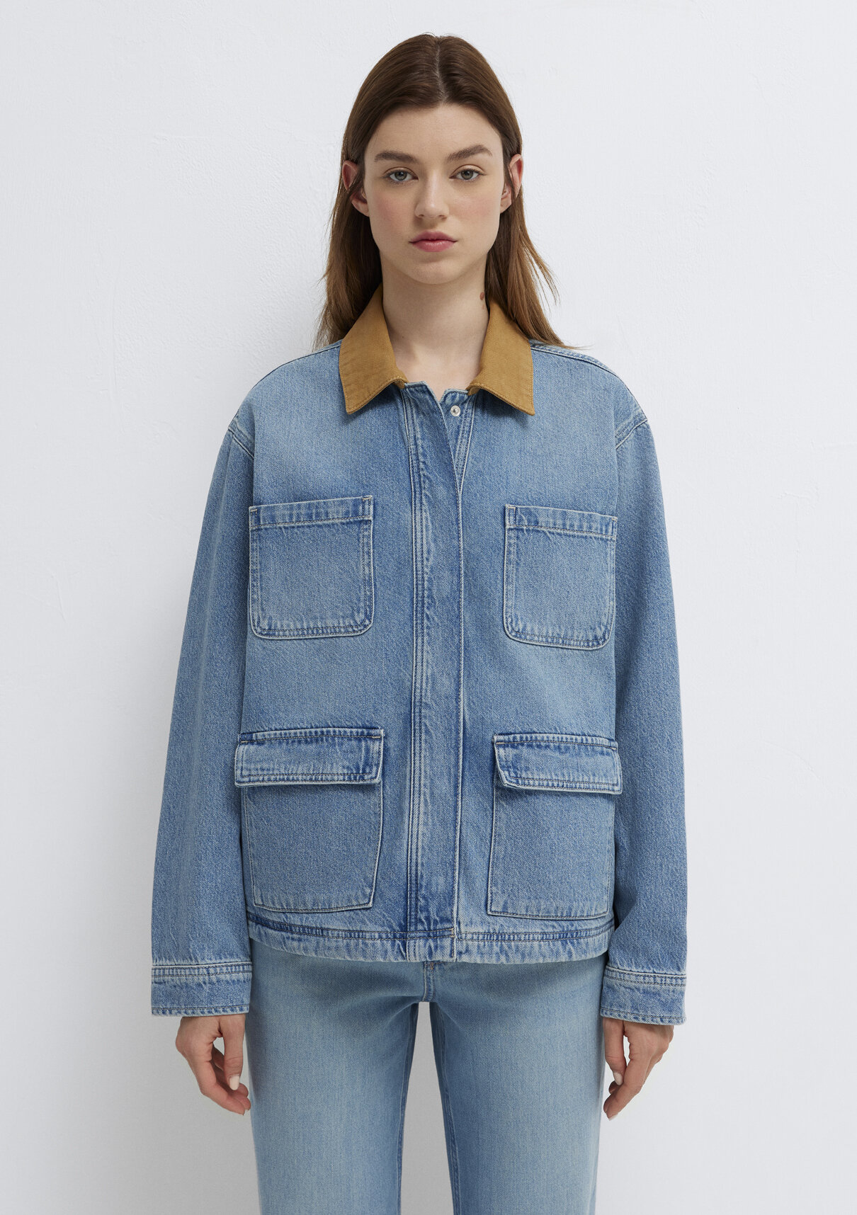 Mavi Iconic Vintage Indigo Mavisi Jean Ceket görsel 4