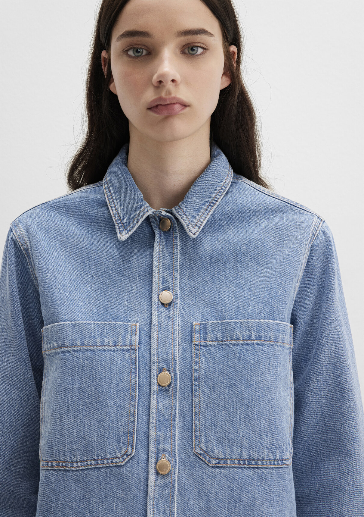 Mavi Norina Mavi Premium Indigo Mavisi Jean Gömlek görsel 5