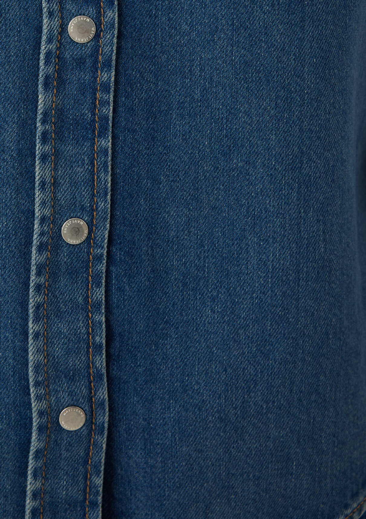 Mavi Angela Classic Denim Indigo Mavisi Jean Gömlek görsel 8