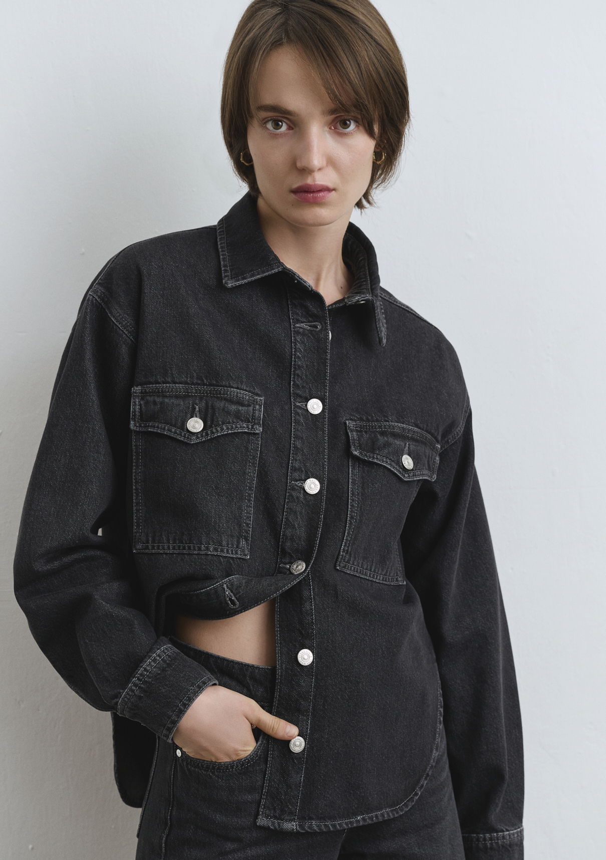 Mavi Bekka Classic Denim Antrasit Jean Gömlek