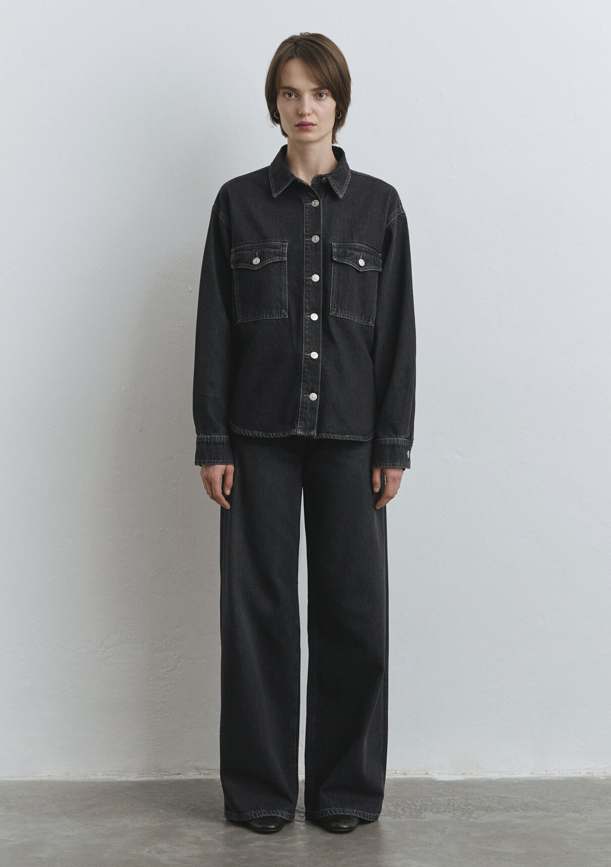 Mavi Bekka Classic Denim Antrasit Jean Gömlek görsel 2