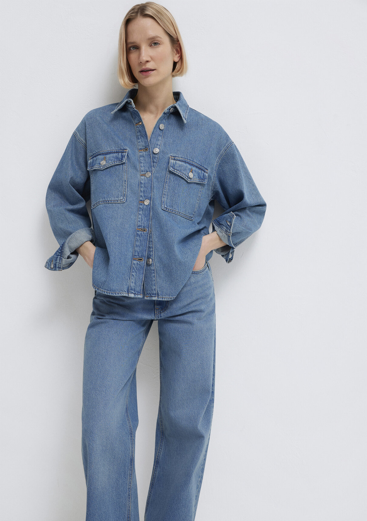 Mavi Bekka Classic Denim Indigo Mavisi Jean Gömlek