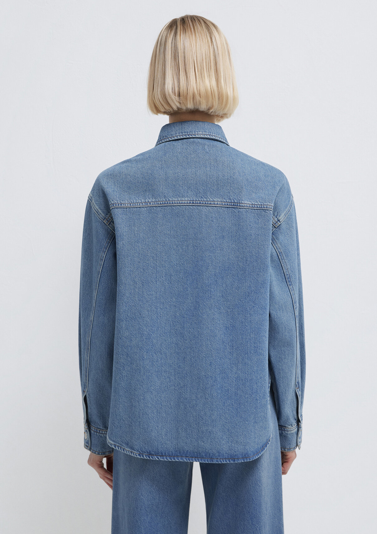 Mavi Bekka Classic Denim Indigo Mavisi Jean Gömlek görsel 6