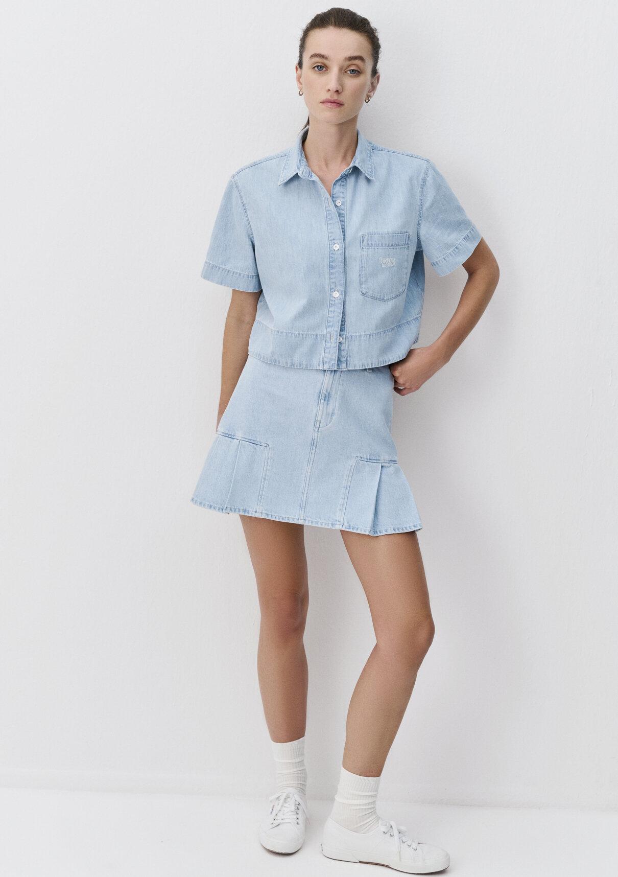 Mavi Elizha Shirt Açık Mavi Jean Gömlek görsel 2