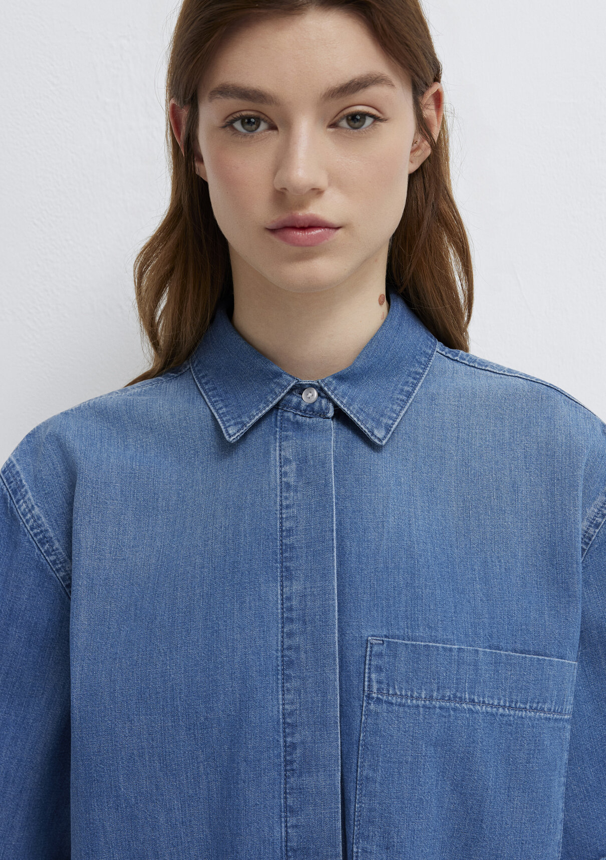 Mavi Edition Indigo Mavisi Jean Gömlek görsel 7