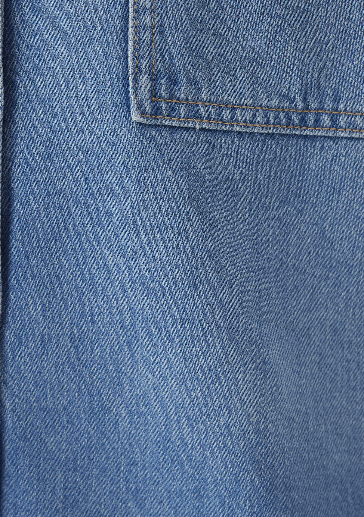 Mavi Brida Iconic Puslu Indigo Mavisi Jean Gömlek görsel 8