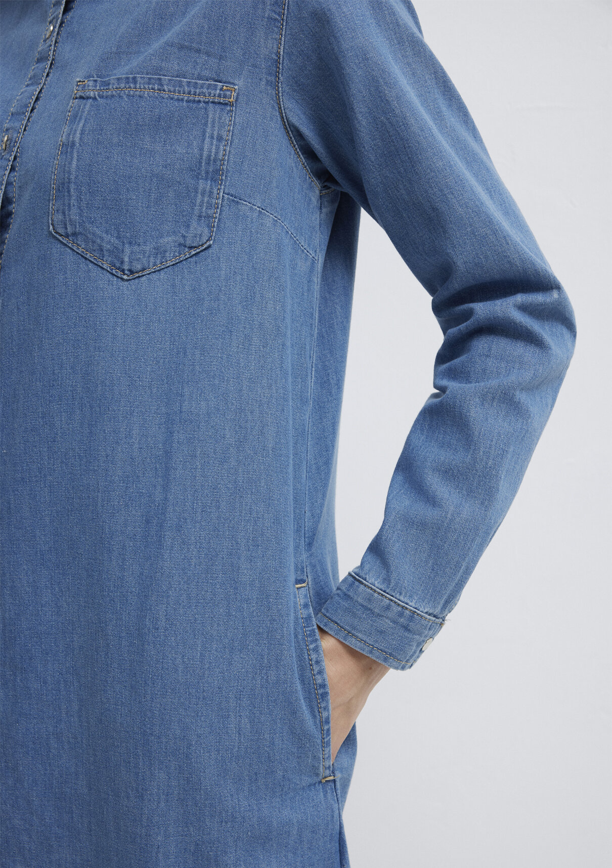 Mavi Liz Everyday Indigo Mavisi Jean Elbise görsel 7