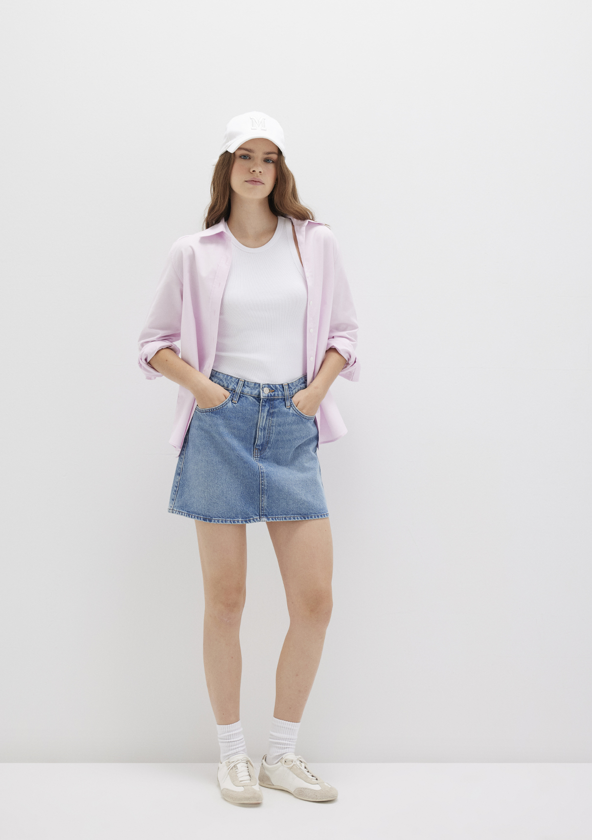 Mavi Bailey Real Blue Gölgeli Indigo Mavisi Jean Etek görsel 2