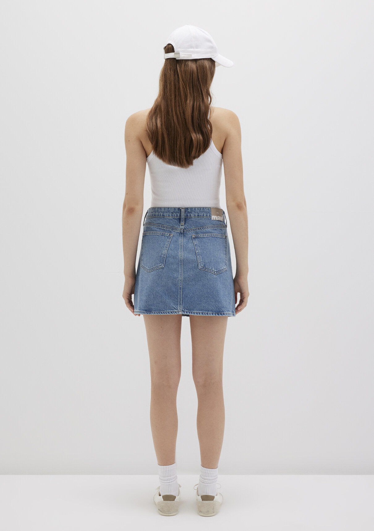 Mavi Bailey Real Blue Gölgeli Indigo Mavisi Jean Etek görsel 5