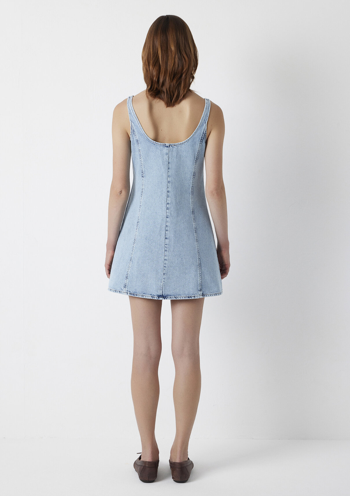 Mavi Classic Denim Buz Mavisi Jean Elbise görsel 6