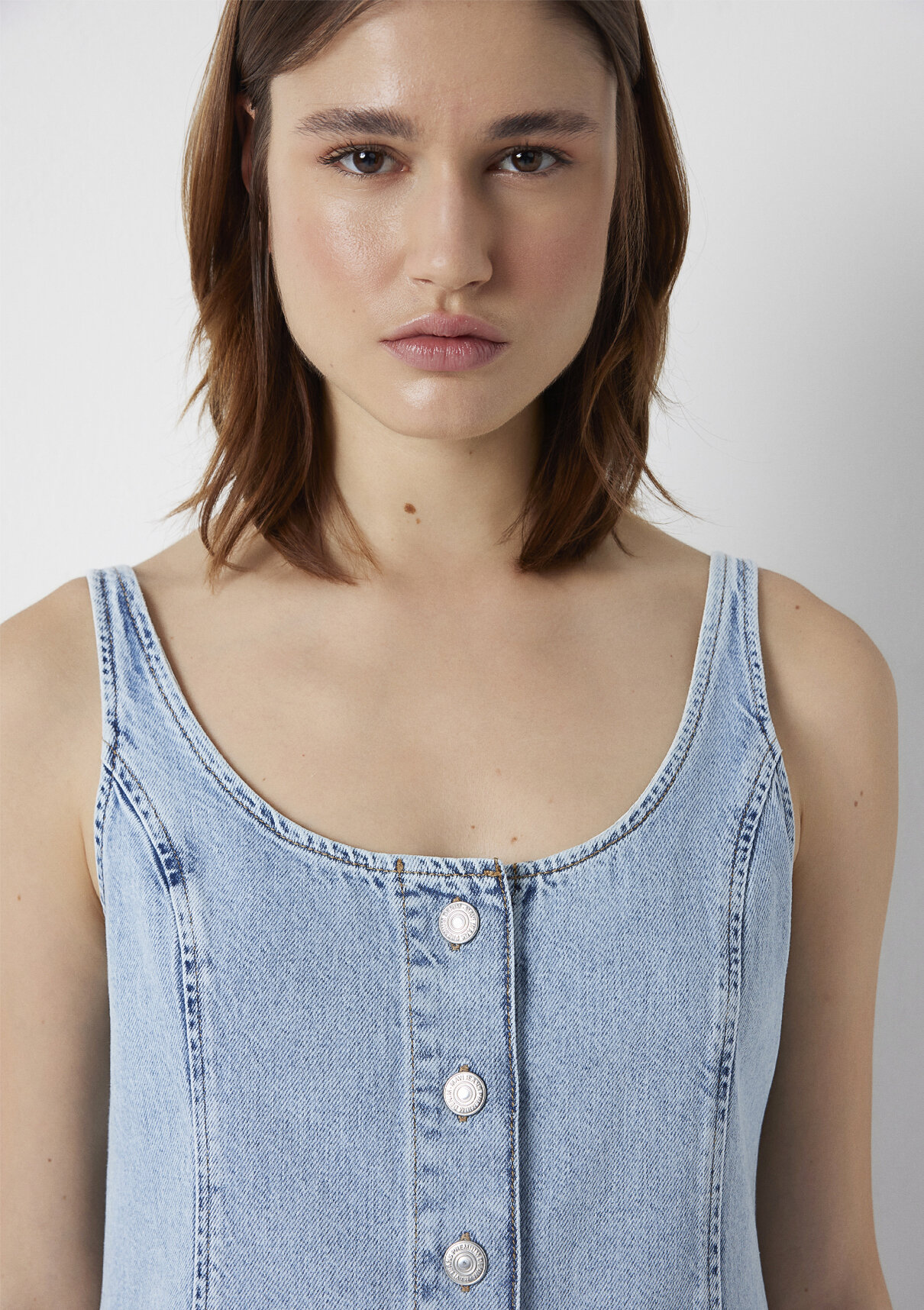 Mavi Classic Denim Buz Mavisi Jean Elbise görsel 7