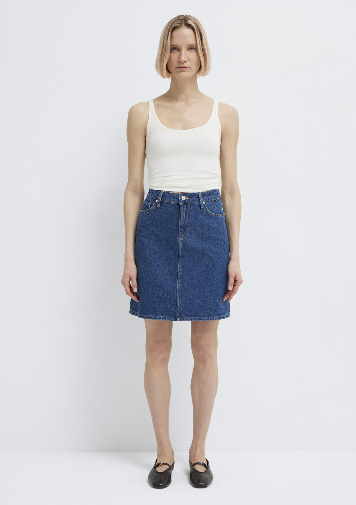 Mavi Valerie Everyday Indigo Mavisi Jean Etek görsel 3