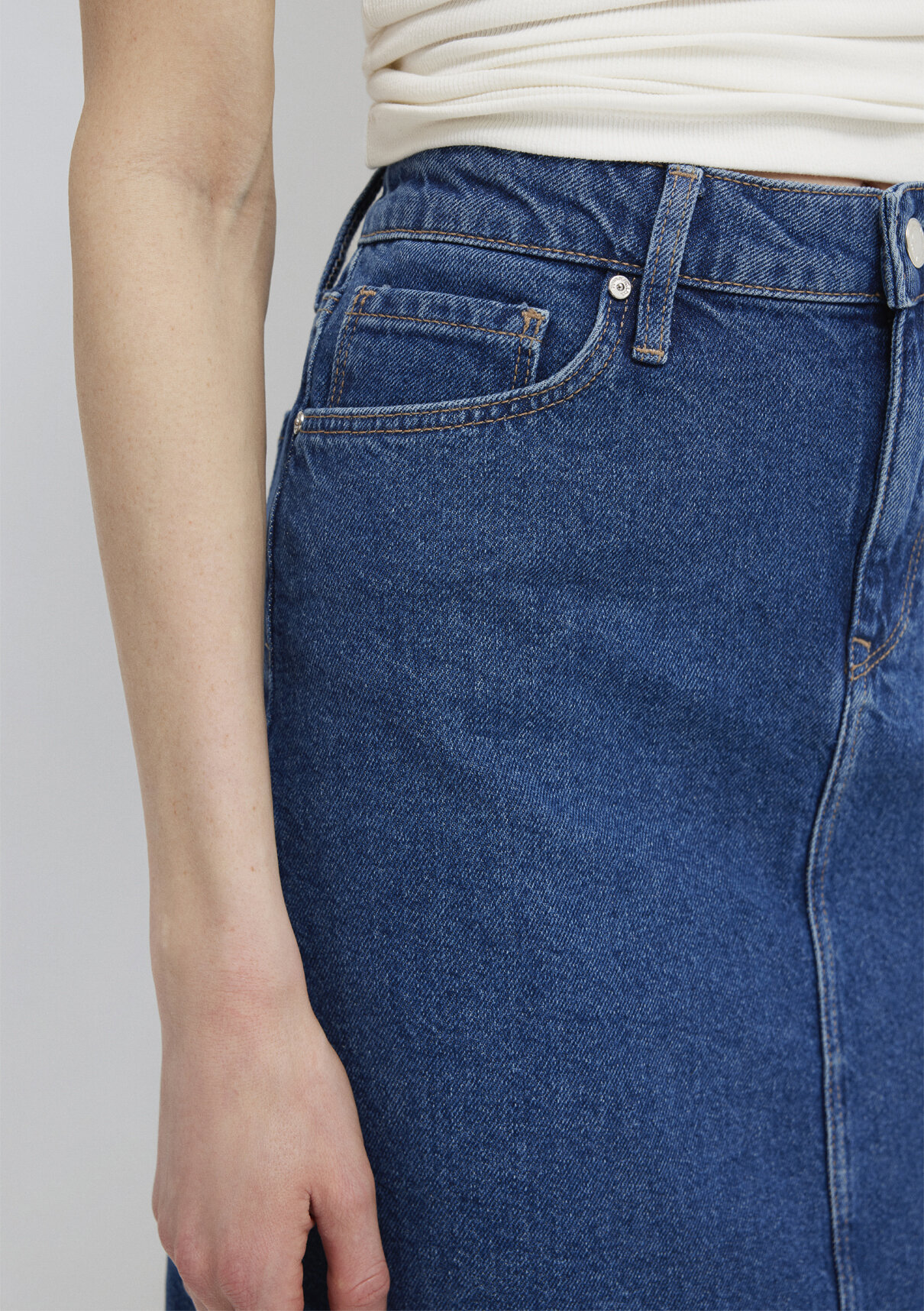 Mavi Valerie Everyday Indigo Mavisi Jean Etek görsel 7