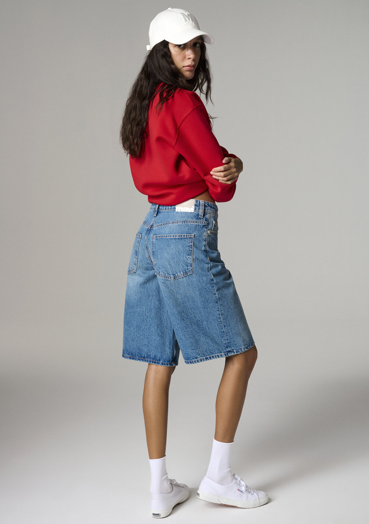 Mavi Real Blue Vintage Indigo Mavisi Jean Şort görsel 3