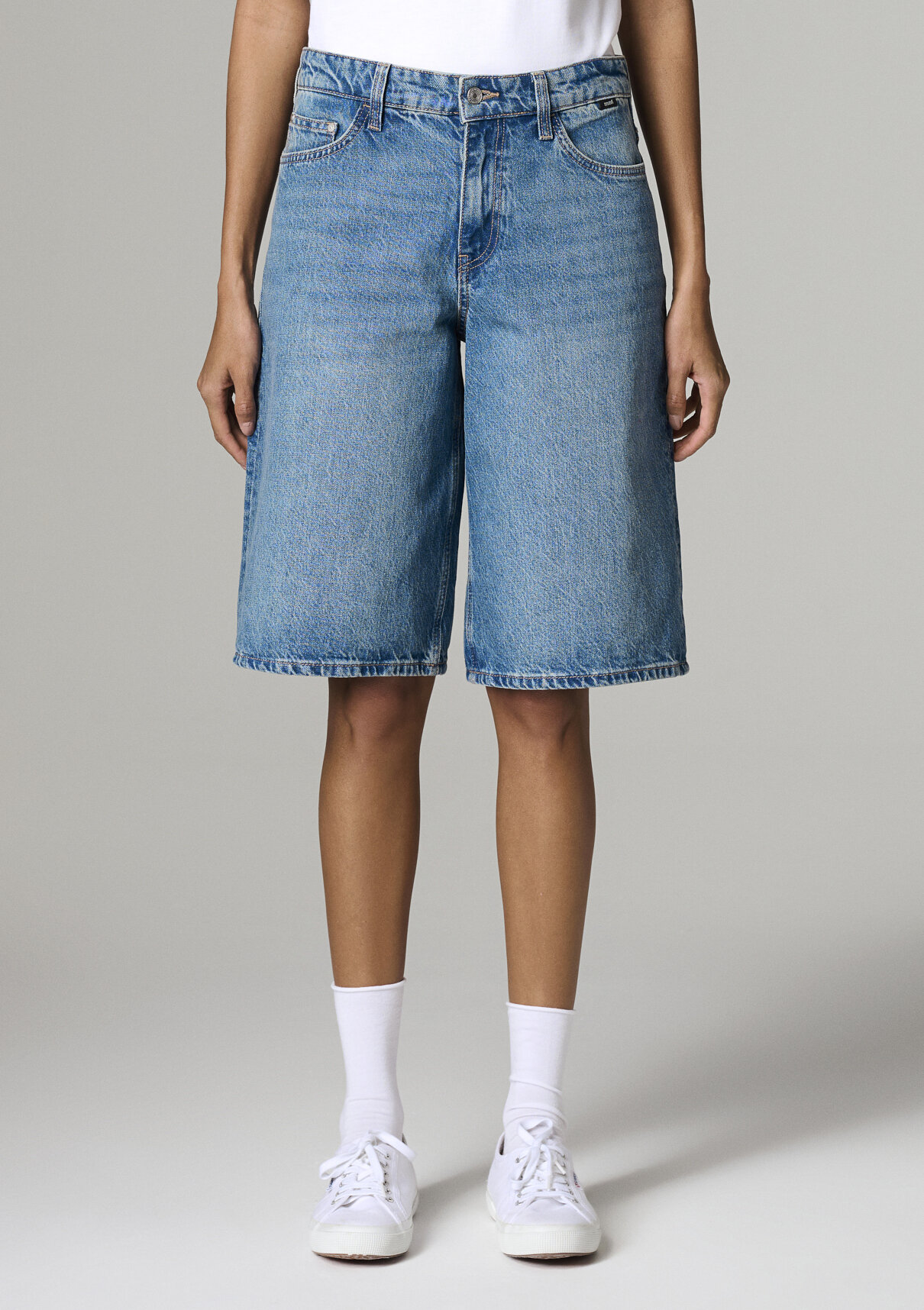 Mavi Real Blue Vintage Indigo Mavisi Jean Şort görsel 5