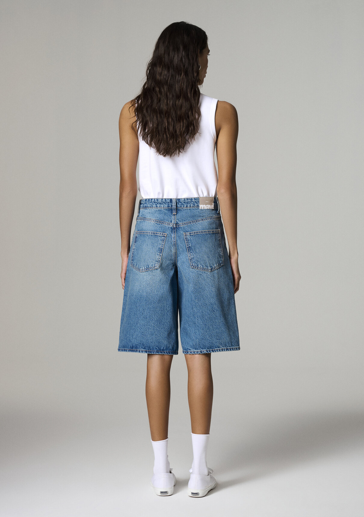 Mavi Real Blue Vintage Indigo Mavisi Jean Şort görsel 6
