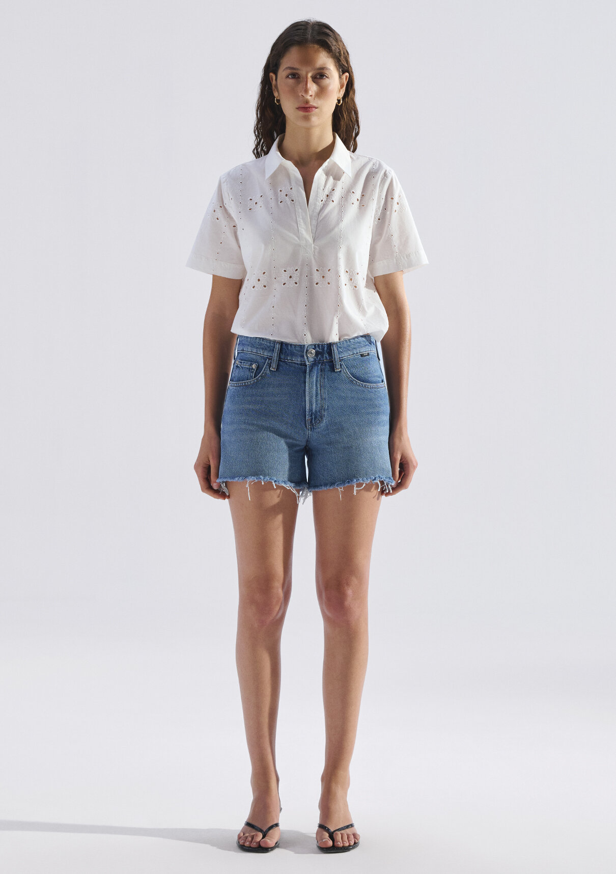 Mavi TAYLOR SHORT Classic Denim Koyu Mavi Jean Şort görsel 4