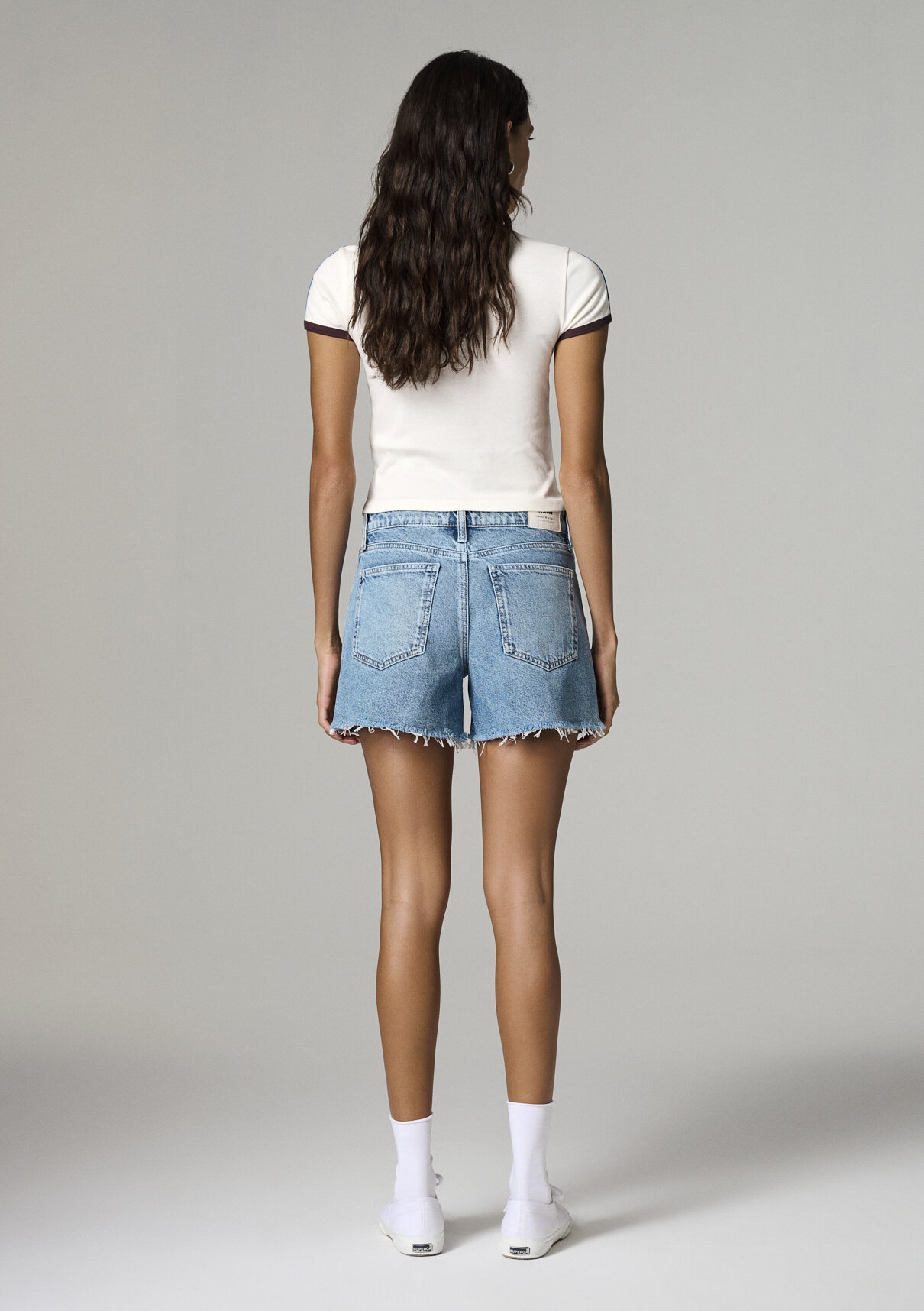 Mavi TAYLOR SHORT Classic Denim Indigo Mavisi Jean Şort görsel 5