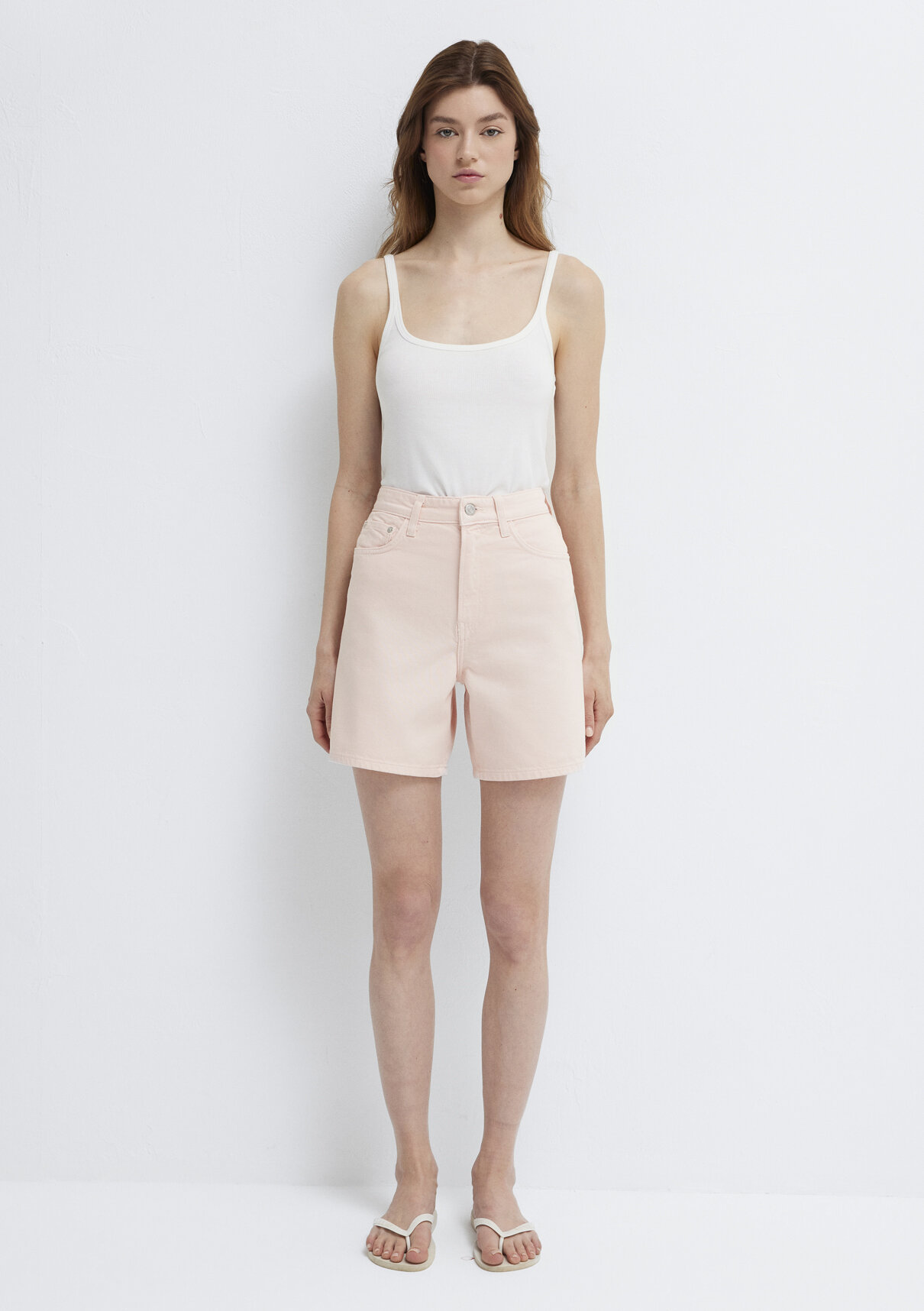 Mavi SIENA SHORT Classic Denim Pembe Jean Şort görsel 4