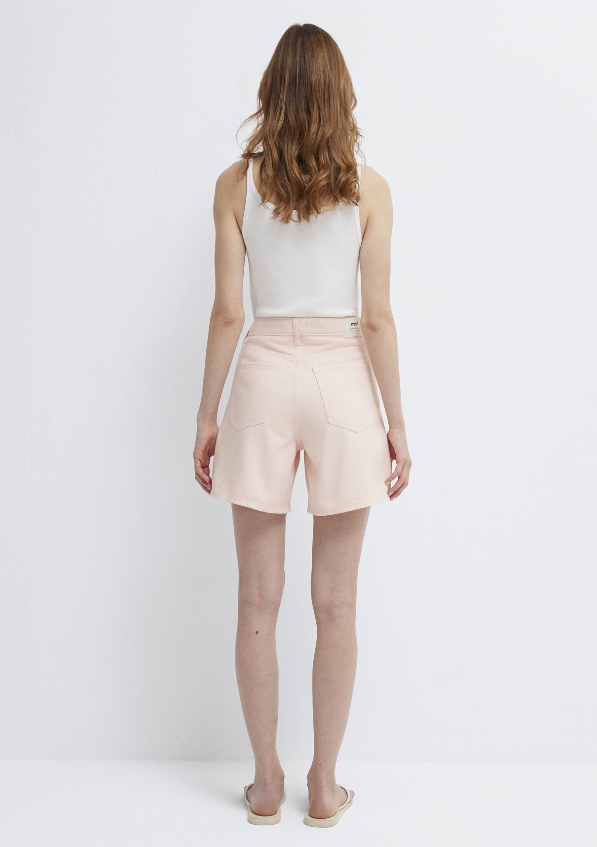 Mavi SIENA SHORT Classic Denim Pembe Jean Şort görsel 6