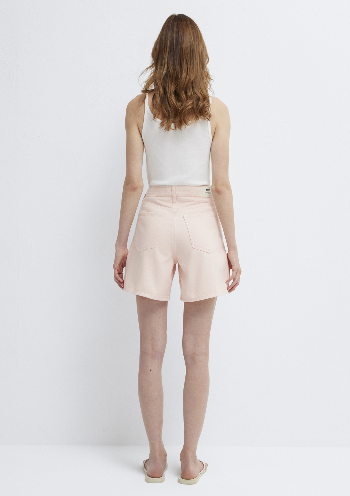 Mavi SIENA SHORT Classic Denim Pembe Jean Şort görsel 6
