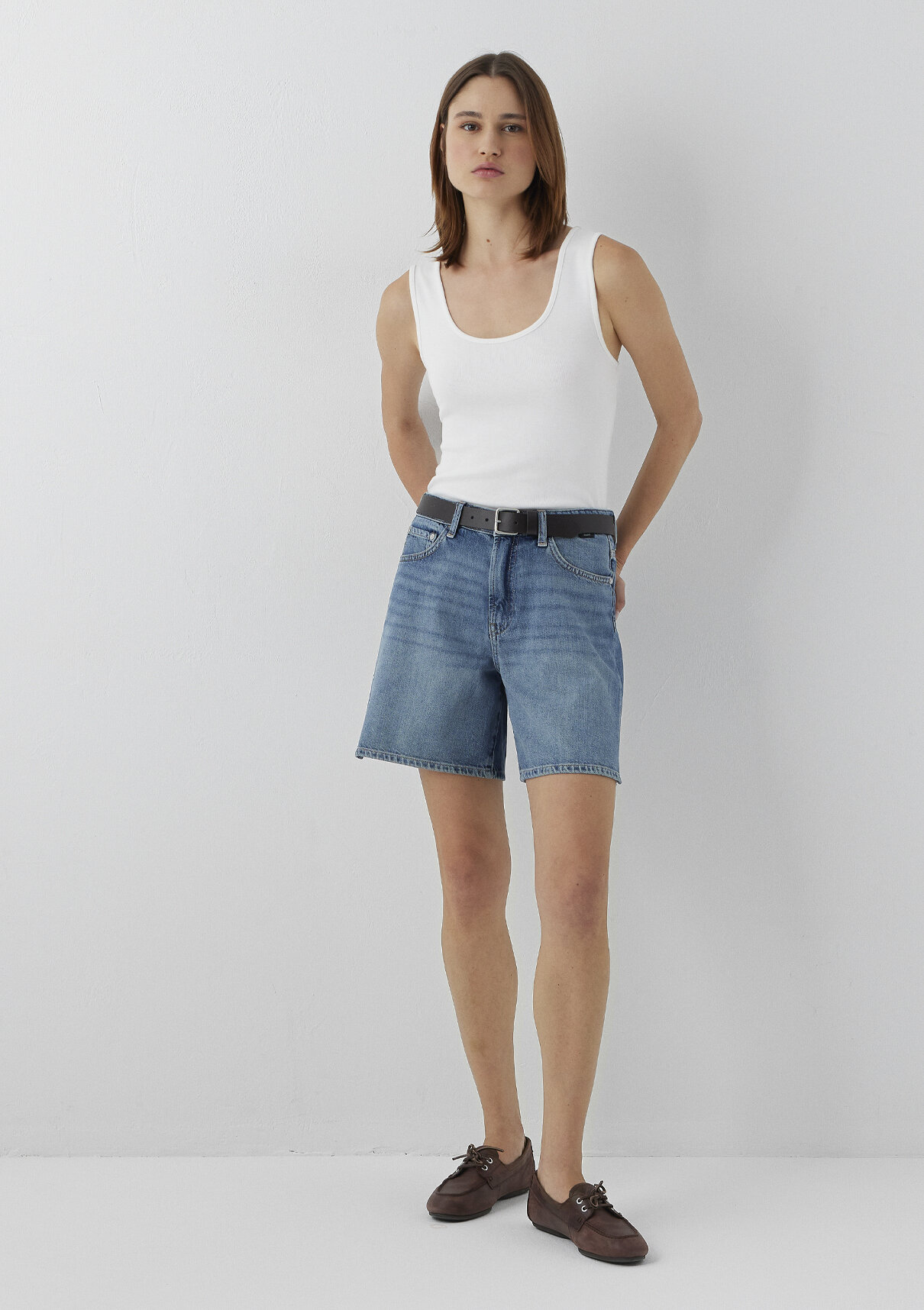 Mavi SIENA SHORT Classic Denim Vintage Indigo Mavisi Jean Şort görsel 2