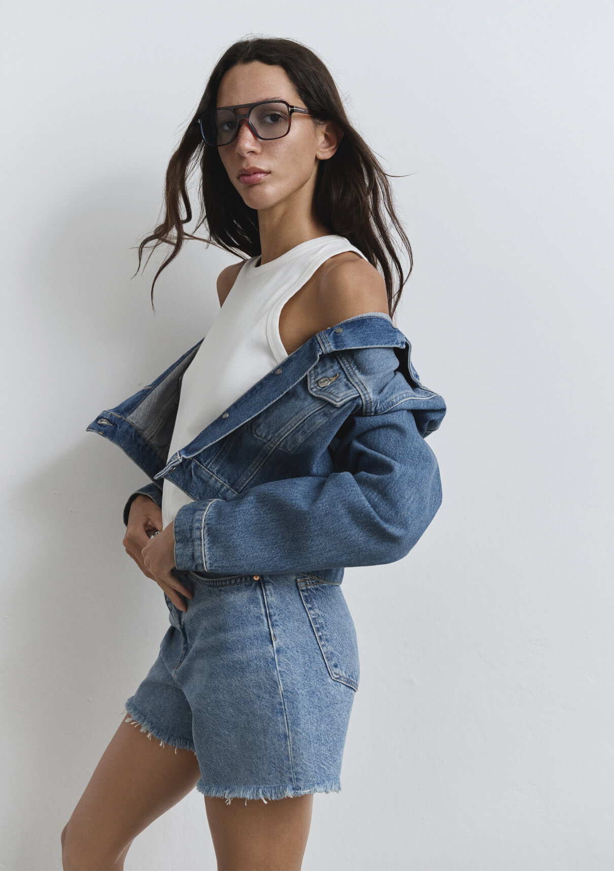 Mavi Millie 90lar Indigo Mavisi Jean Şort görsel 3