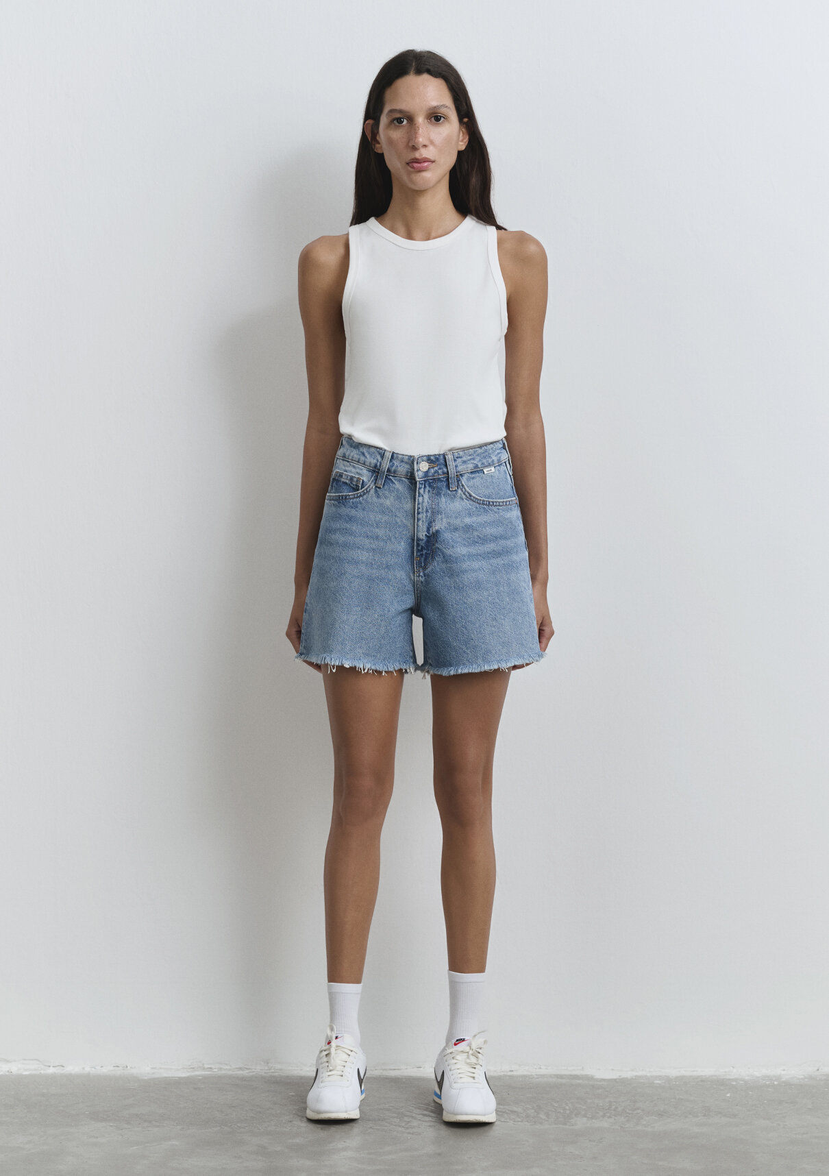 Mavi Millie 90lar Indigo Mavisi Jean Şort görsel 4
