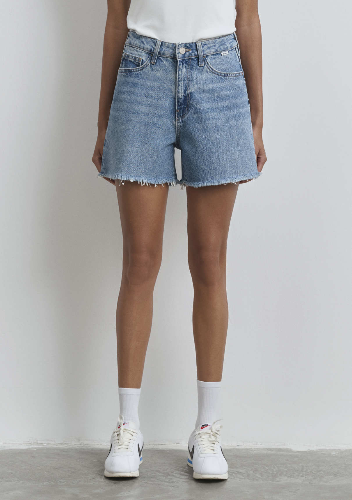 Mavi Millie 90lar Indigo Mavisi Jean Şort görsel 5