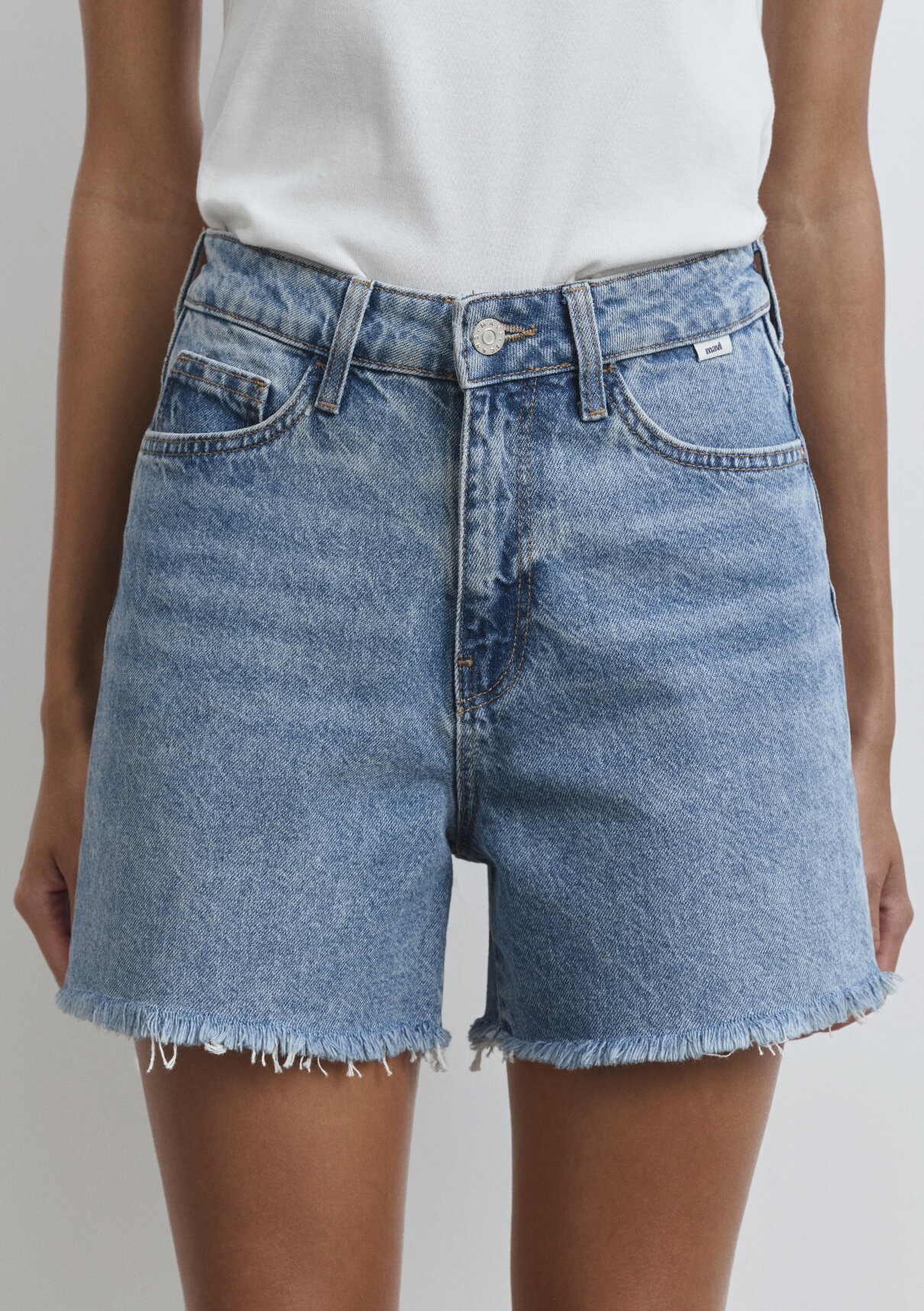 Mavi Millie 90lar Indigo Mavisi Jean Şort görsel 8