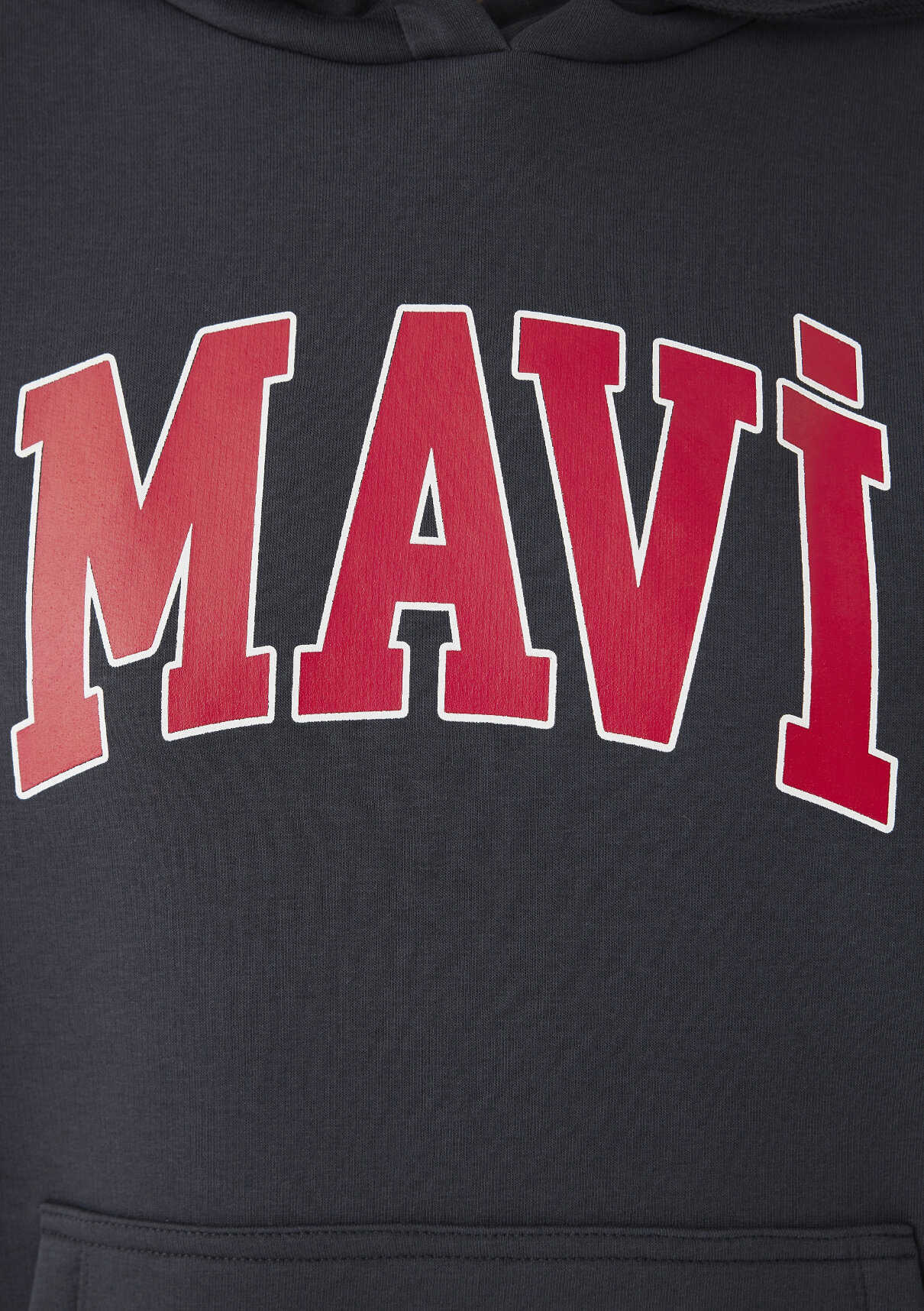 Mavi Logo Baskılı Kapüşonlu Antrasit Sweatshirt görsel 8