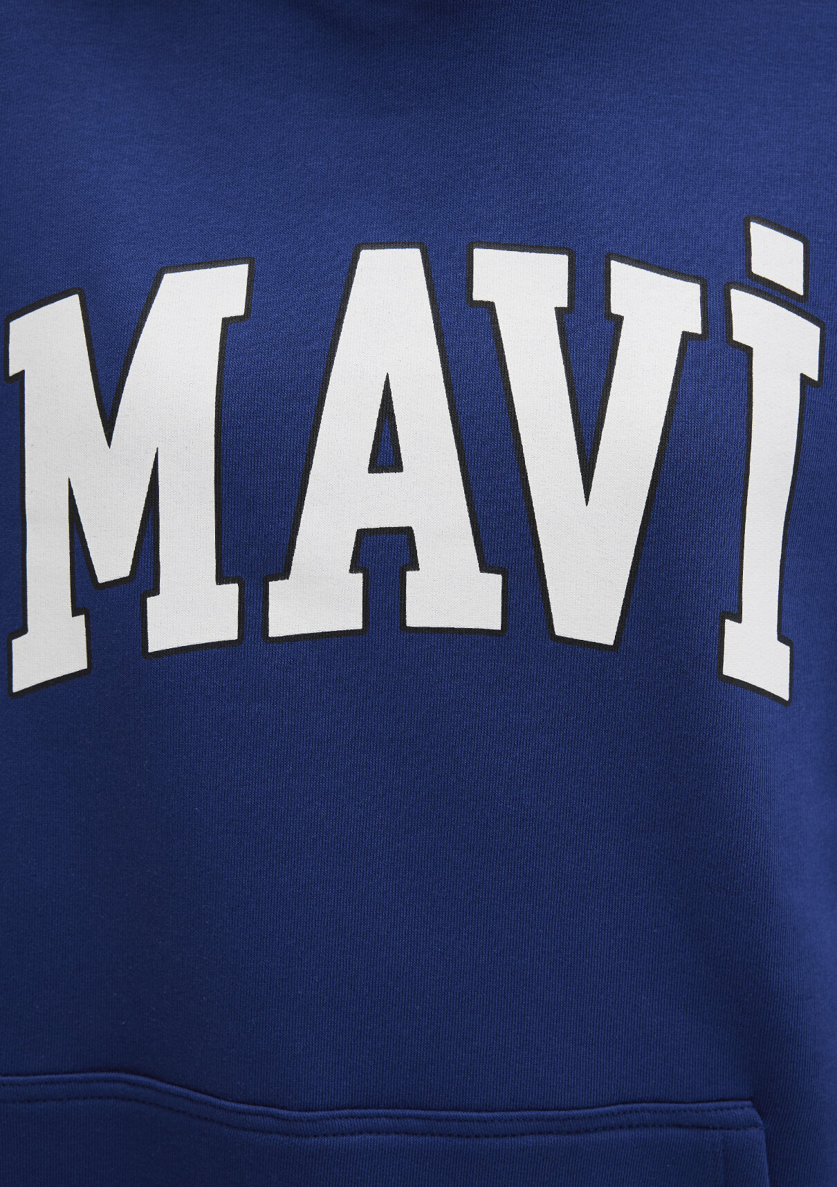 Mavi Logo Baskılı Kapüşonlu Lacivert Sweatshirt görsel 7