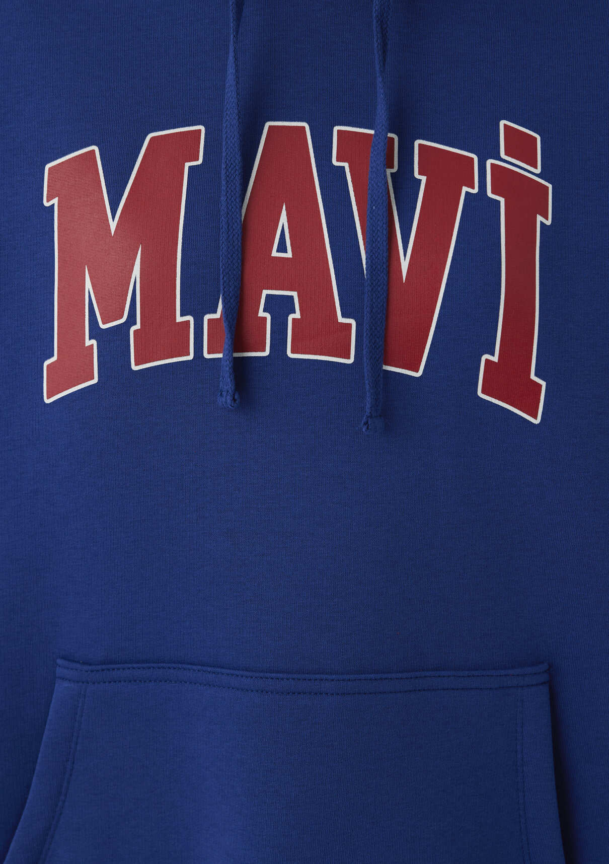 Mavi Logo Baskılı Kapüşonlu Lacivert Sweatshirt görsel 8