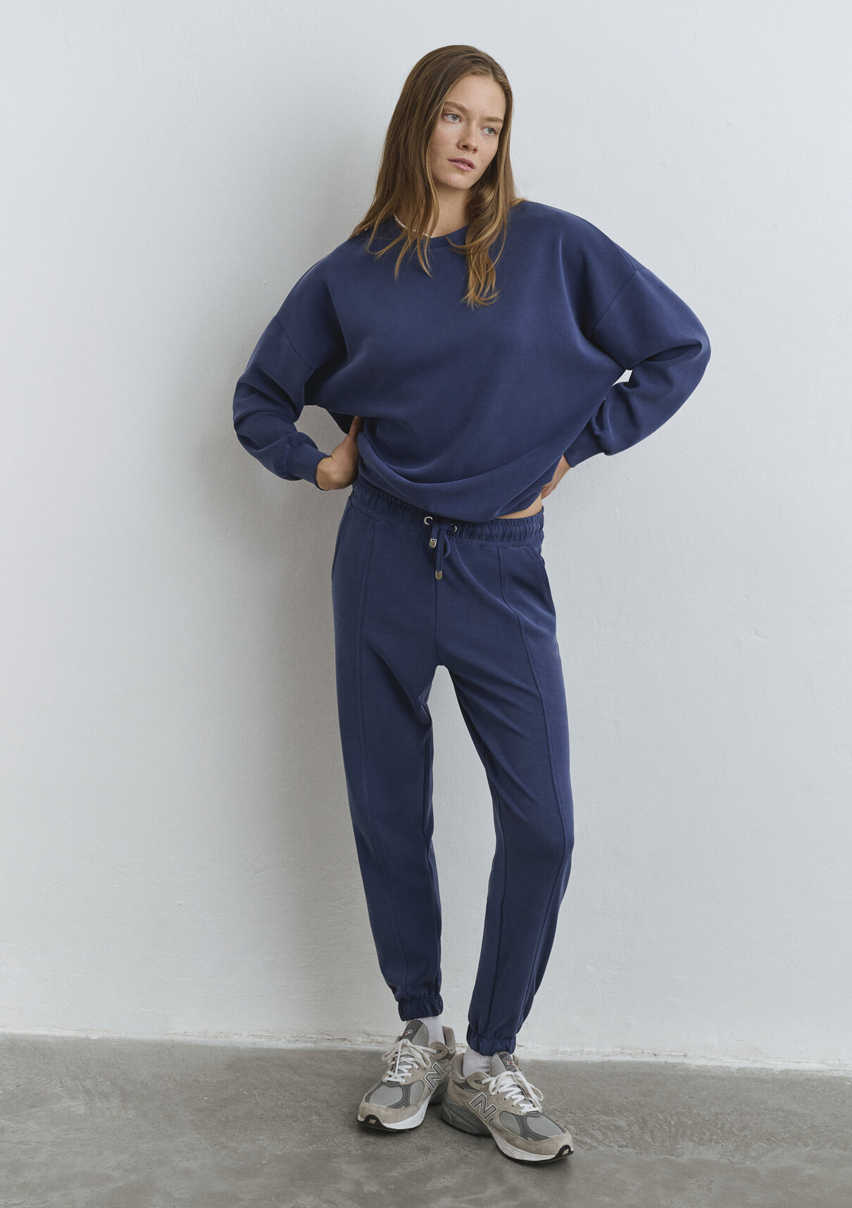 Mavi Soft-Premium (TENCEL™) Modal Karışımlı Lacivert Eşofman Altı