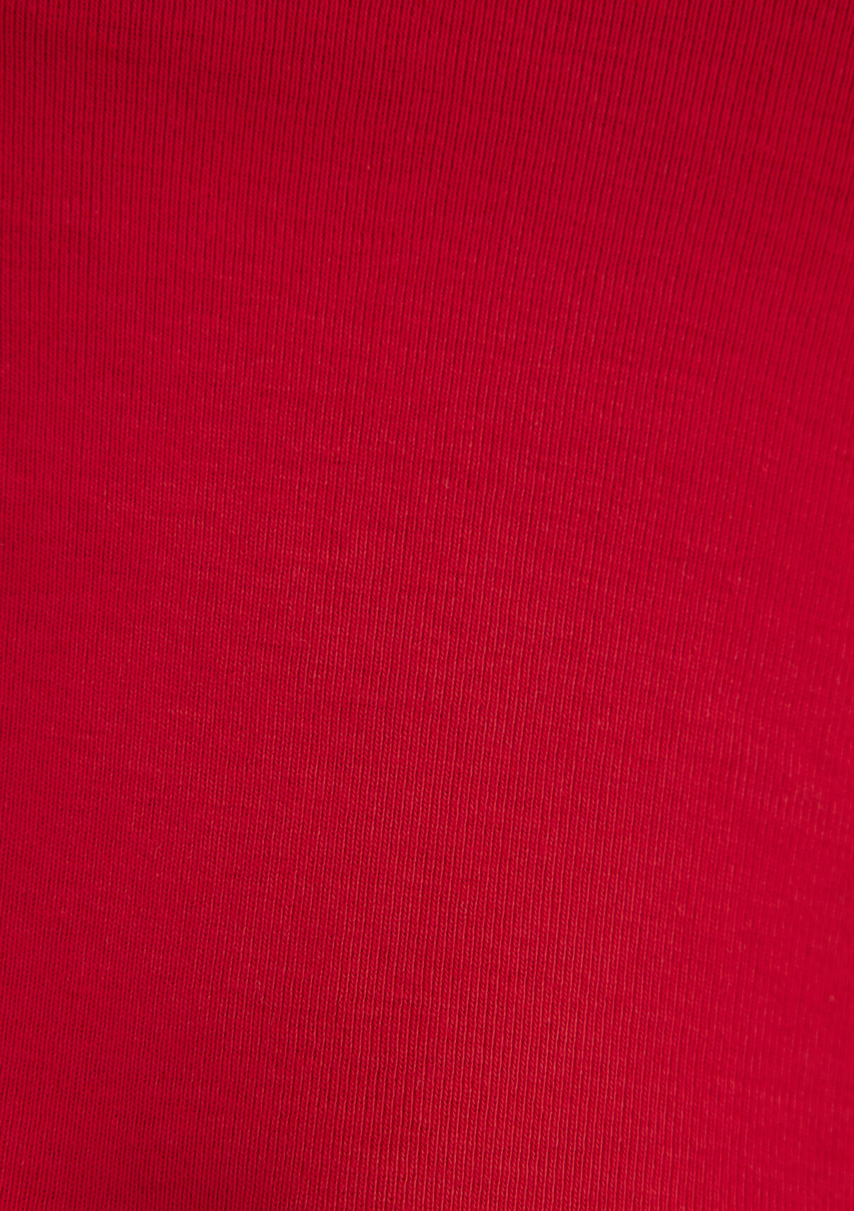 Mavi Kırmızı Basic Crop Tişört görsel 7