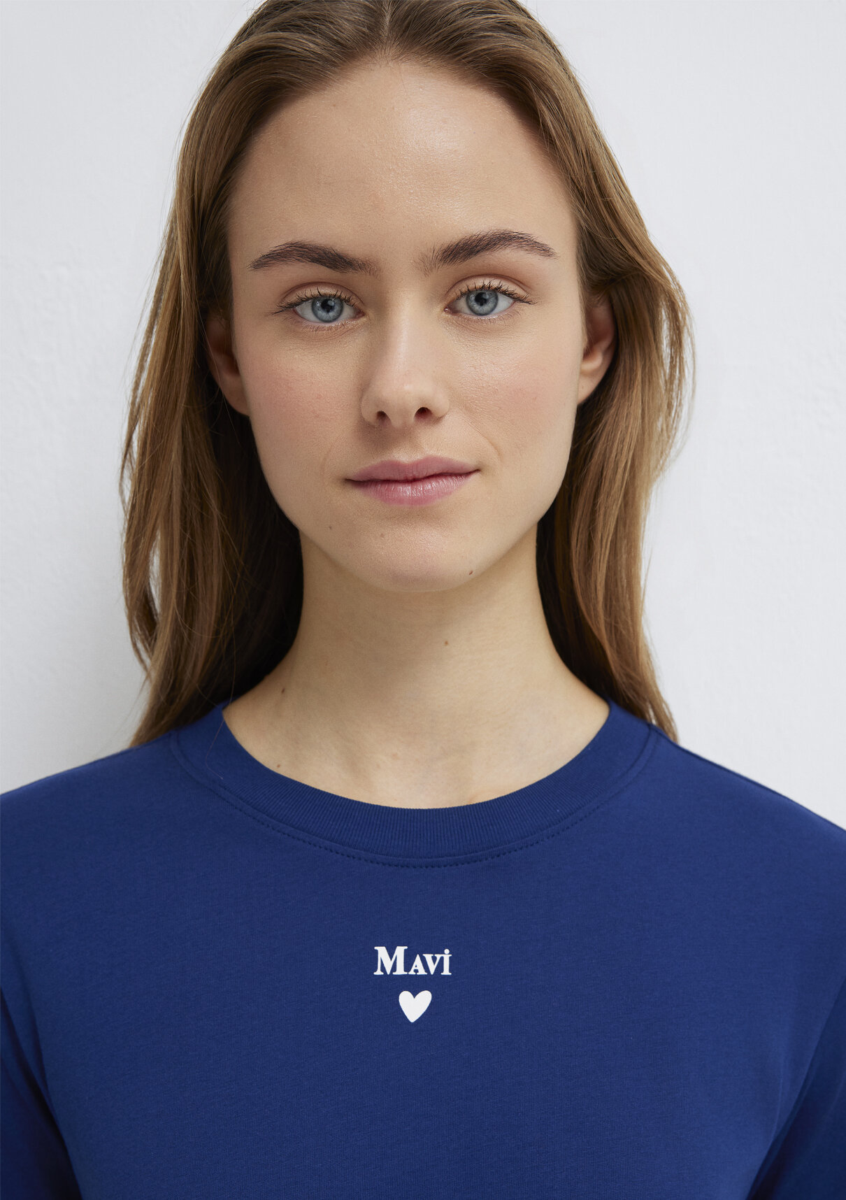 Mavi Logo Baskılı Lacivert Tişört görsel 7